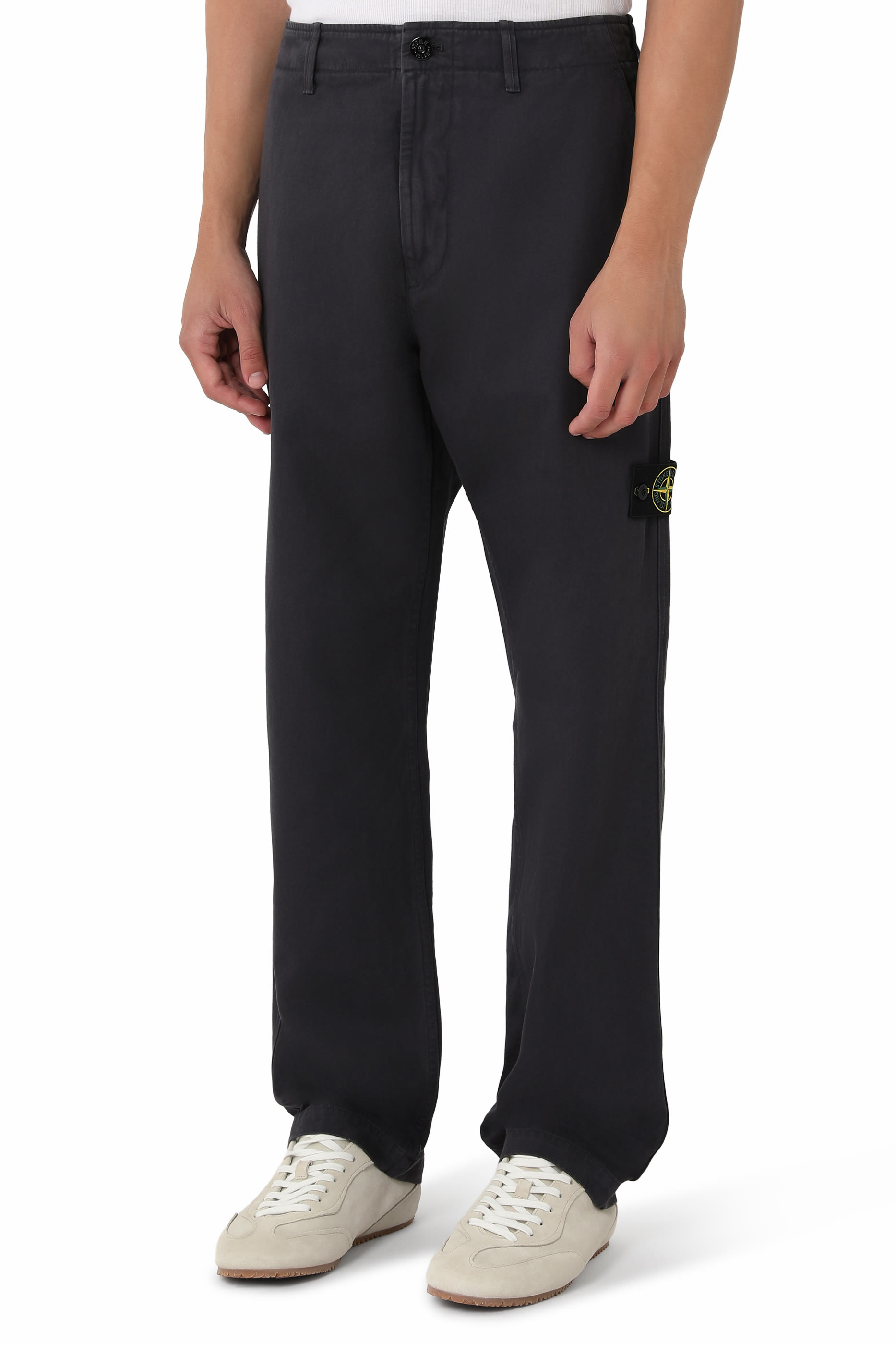  Regular-Fit Chino Trousers with Pockets