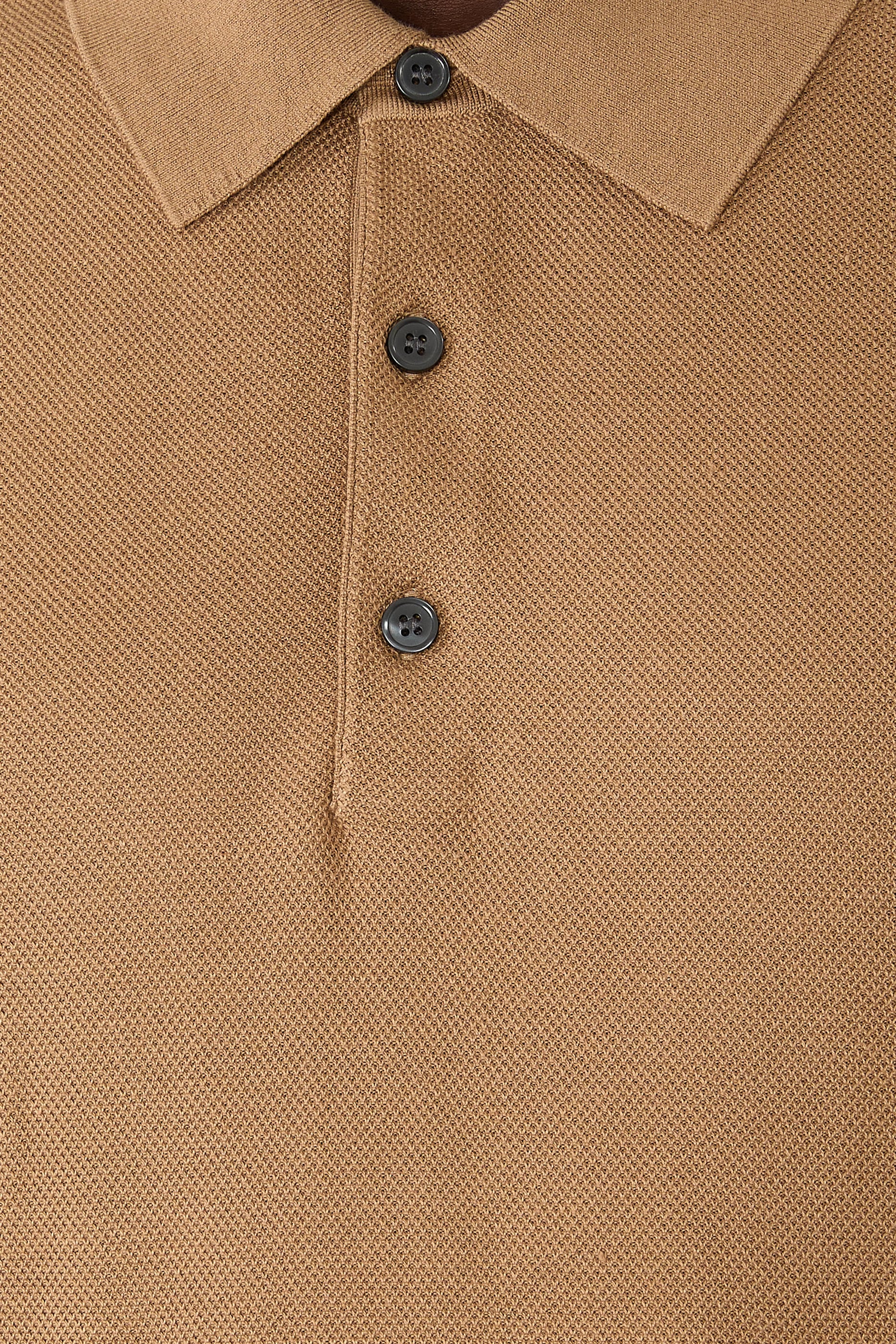 Silk-Cotton Polo Shirt