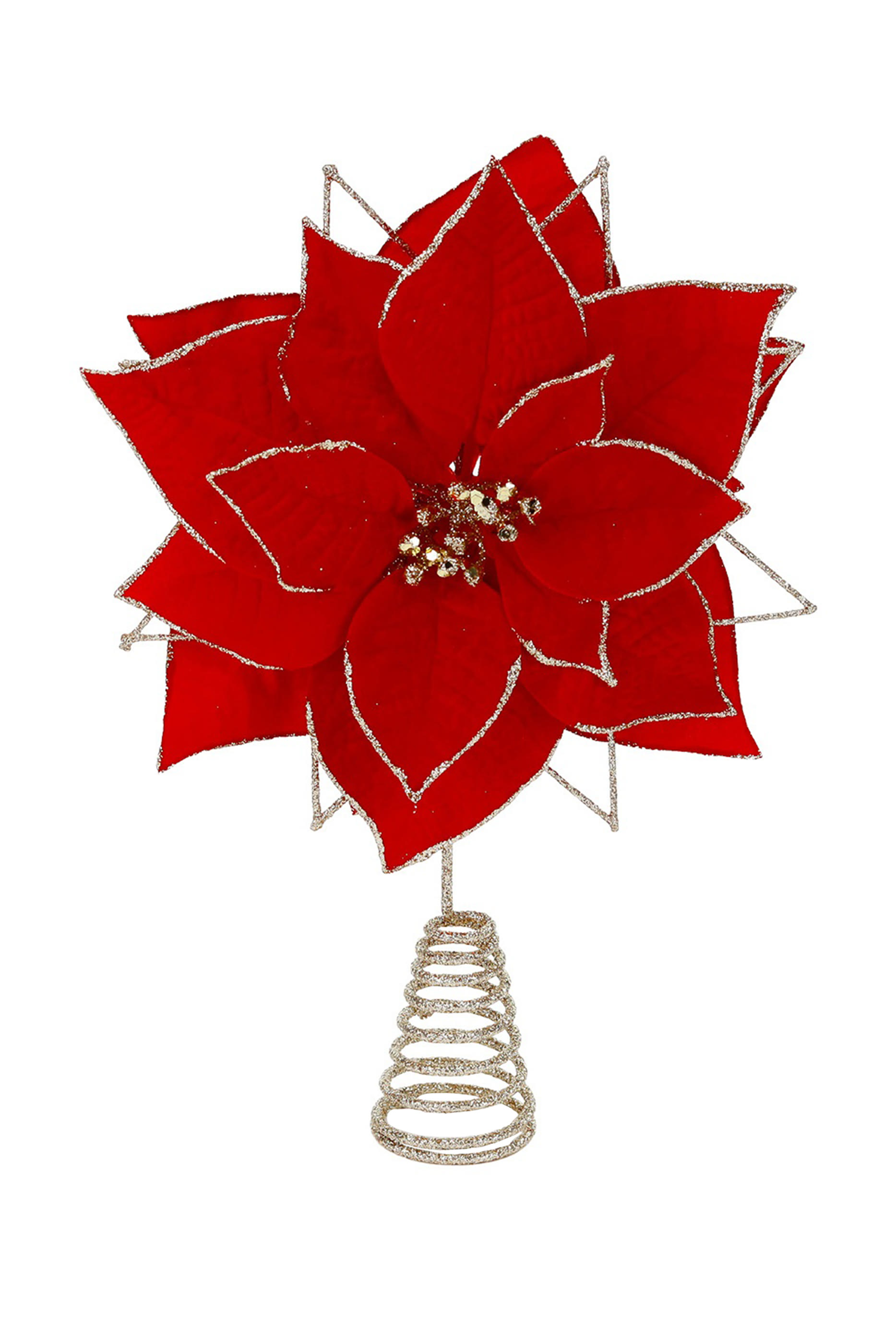 Tree Topper Poinsettia