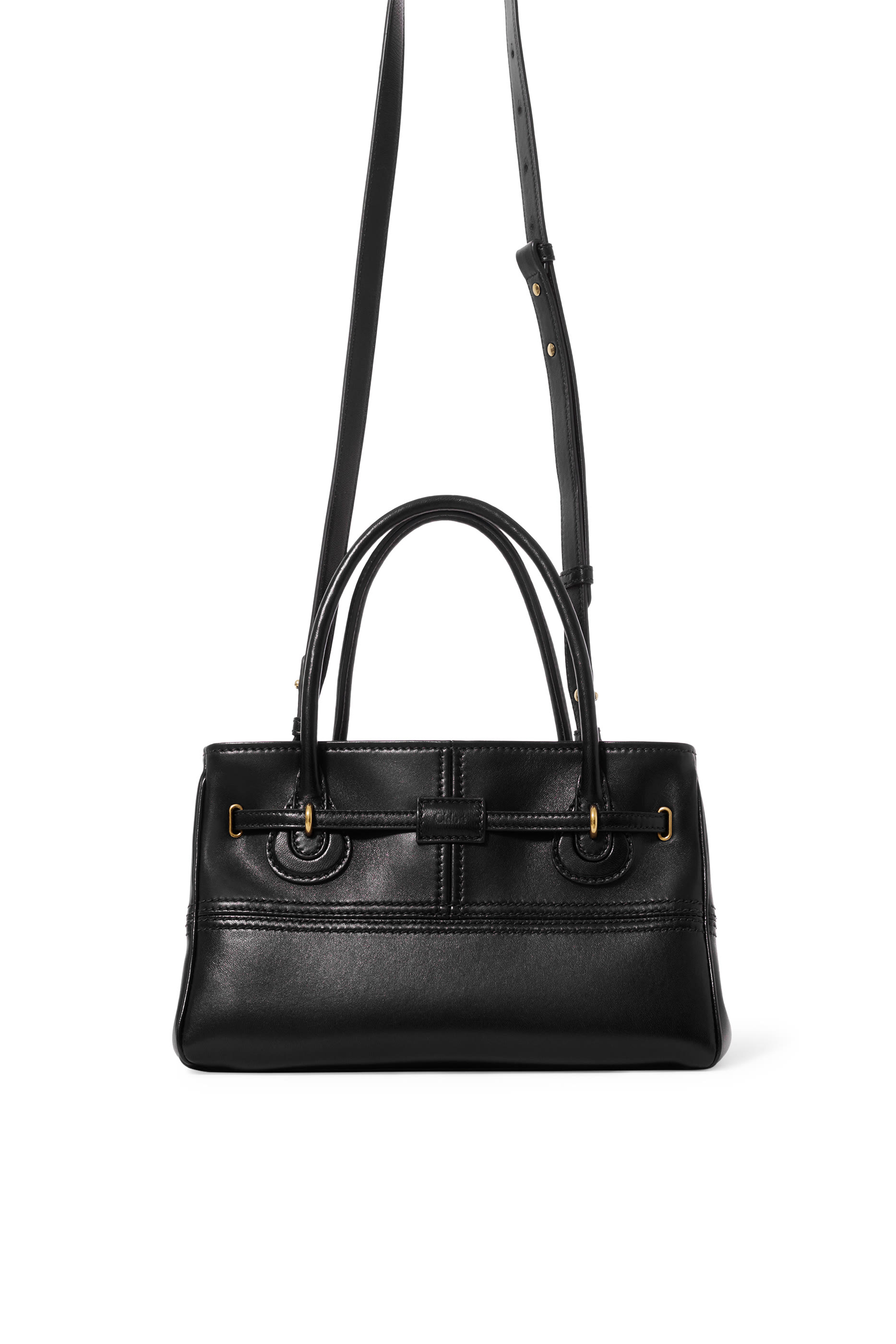 Small Paddington Sling Top-Handle Bag in Soft Leather