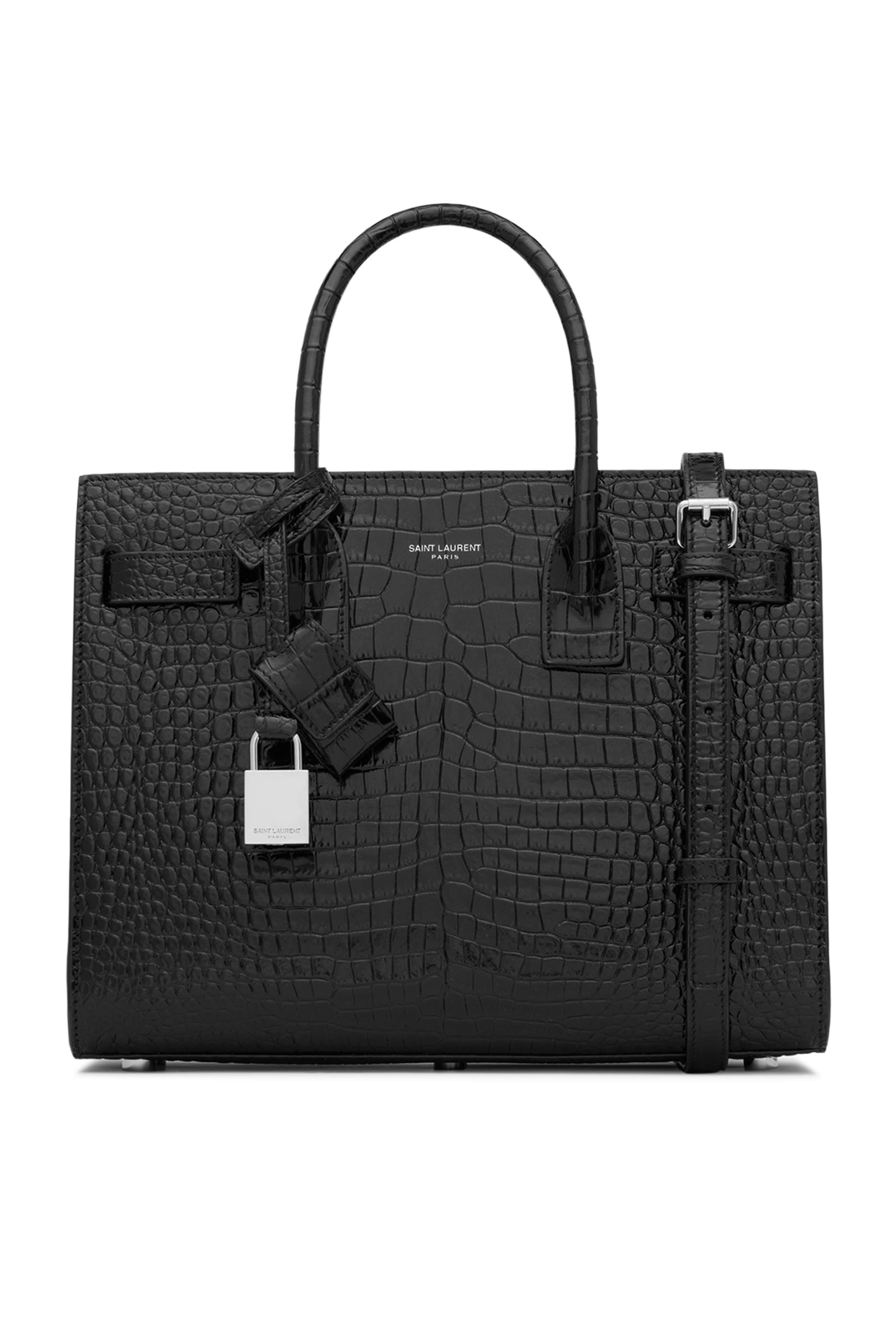 Sac de Jour Baby Bag in Crocodile Embossed Leather