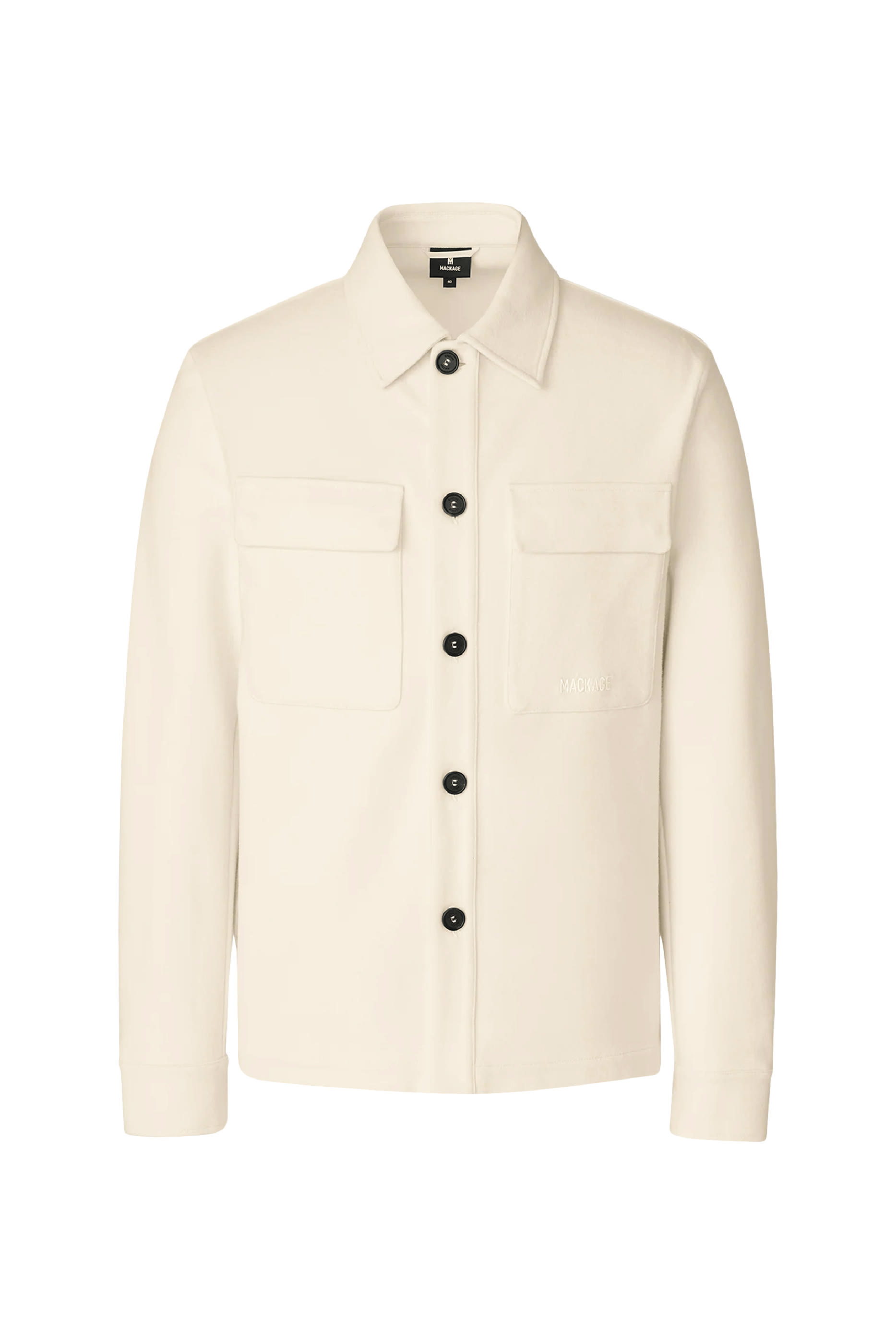PORTER-K Brushed Knit Shirt Jacket