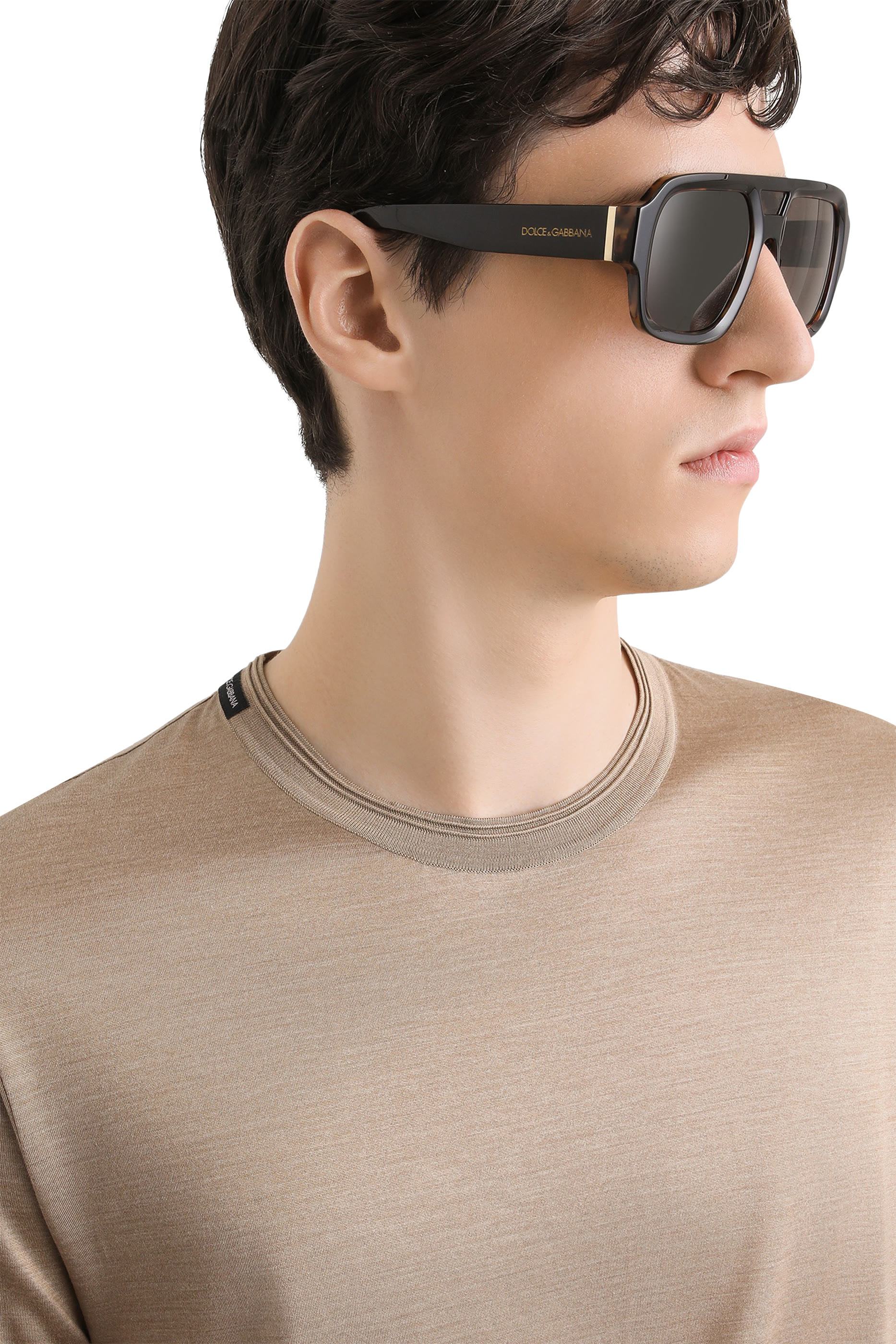 Short-Sleeved Silk T-Shirt