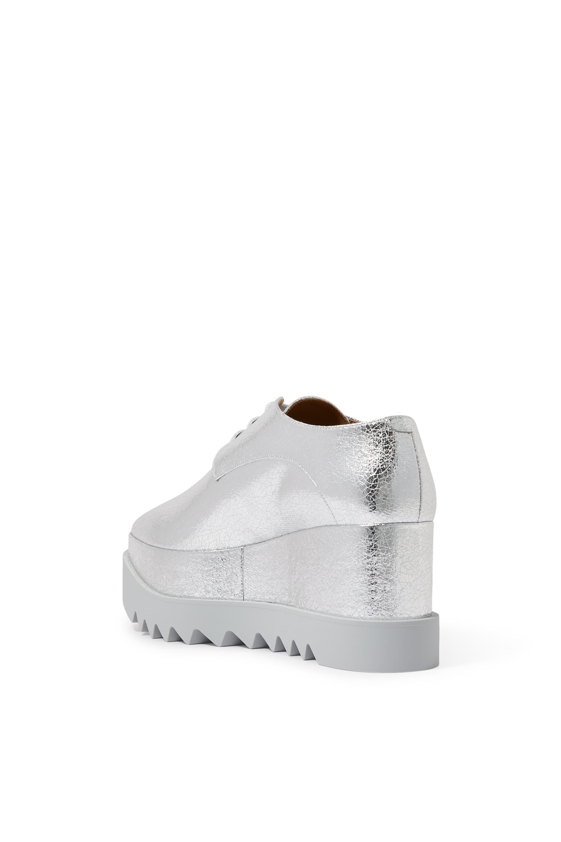 Elyse Metallic Crackled Platform Shoes