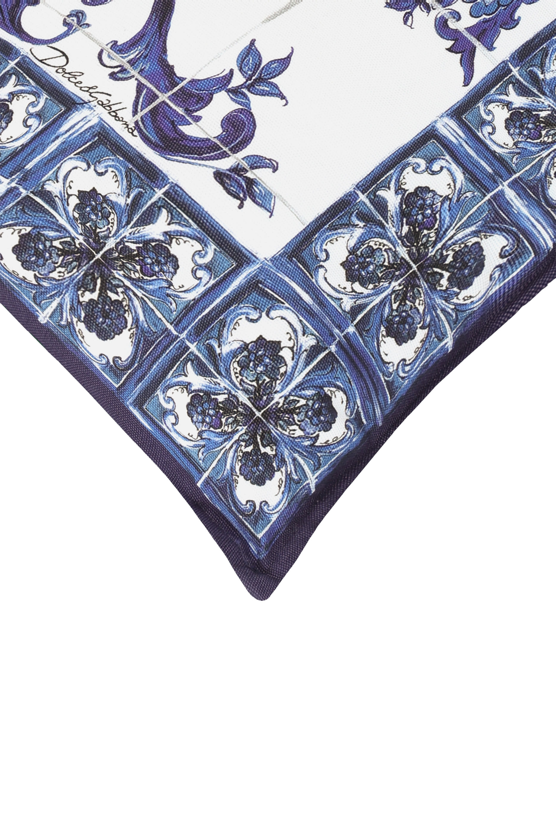 Blu Mediterraneo Small Canvas Cushion