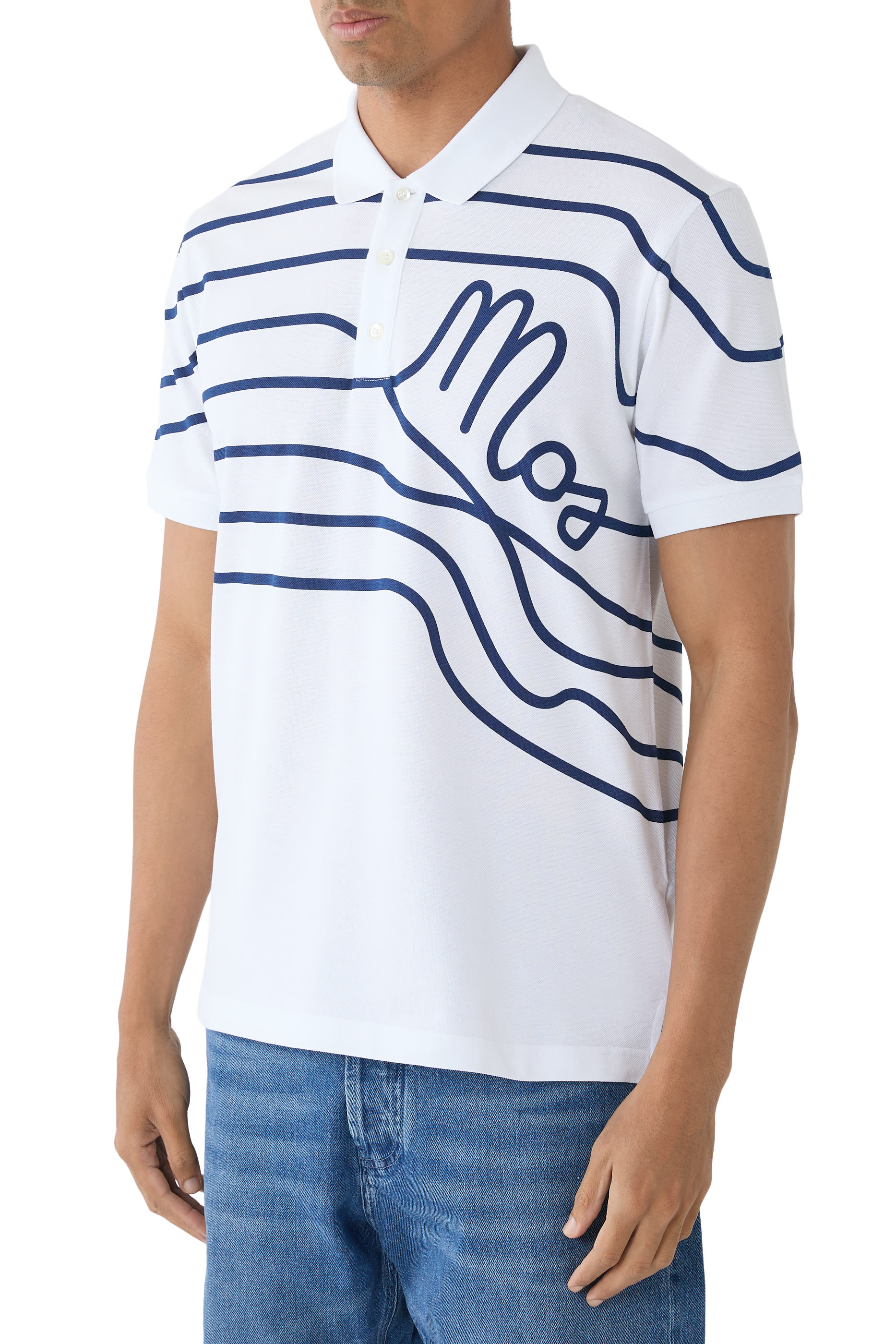 Logo Cotton Piquet Polo Shirt