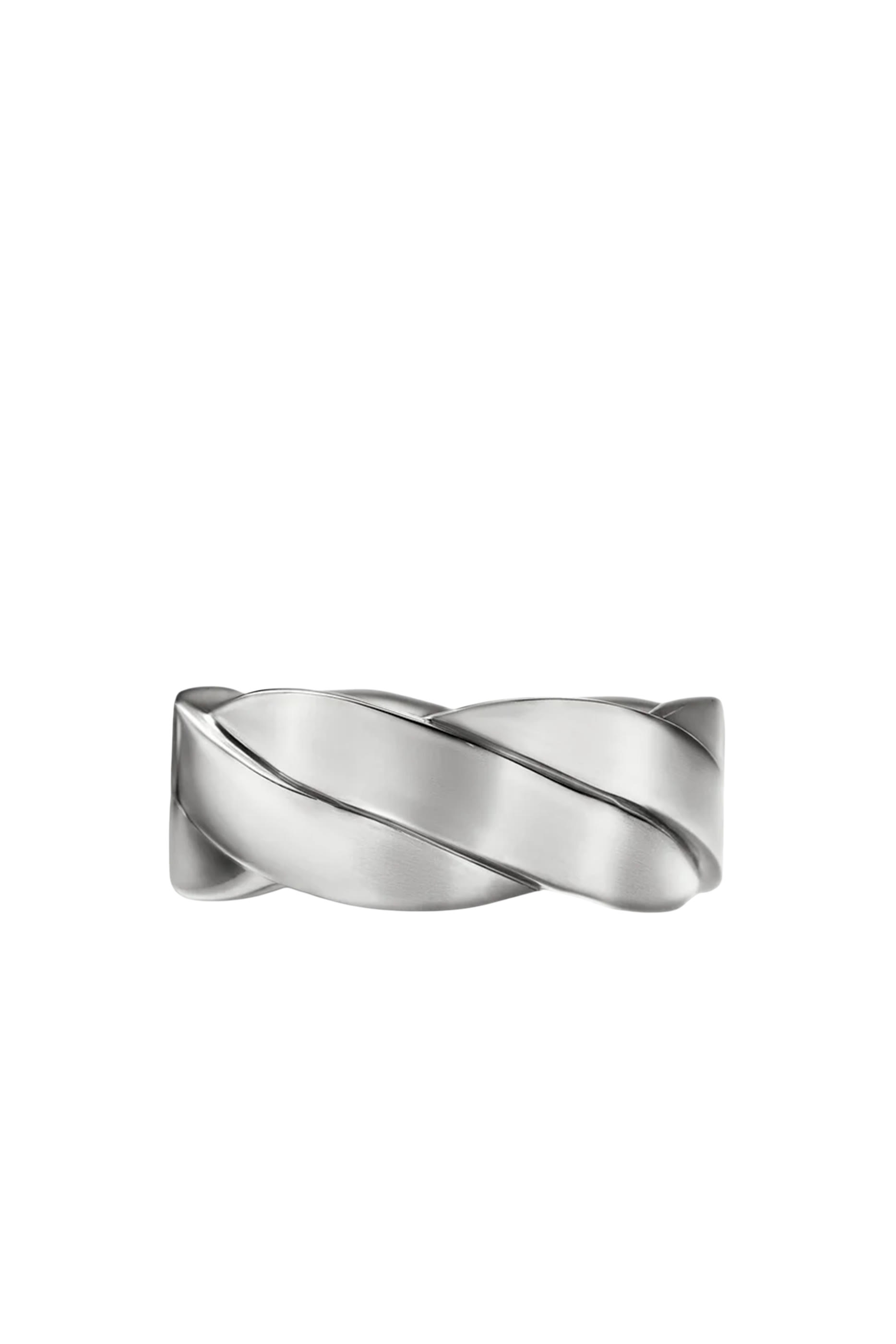 Streamline® Two Row Band Ring, Sterling Silver & Diamonds