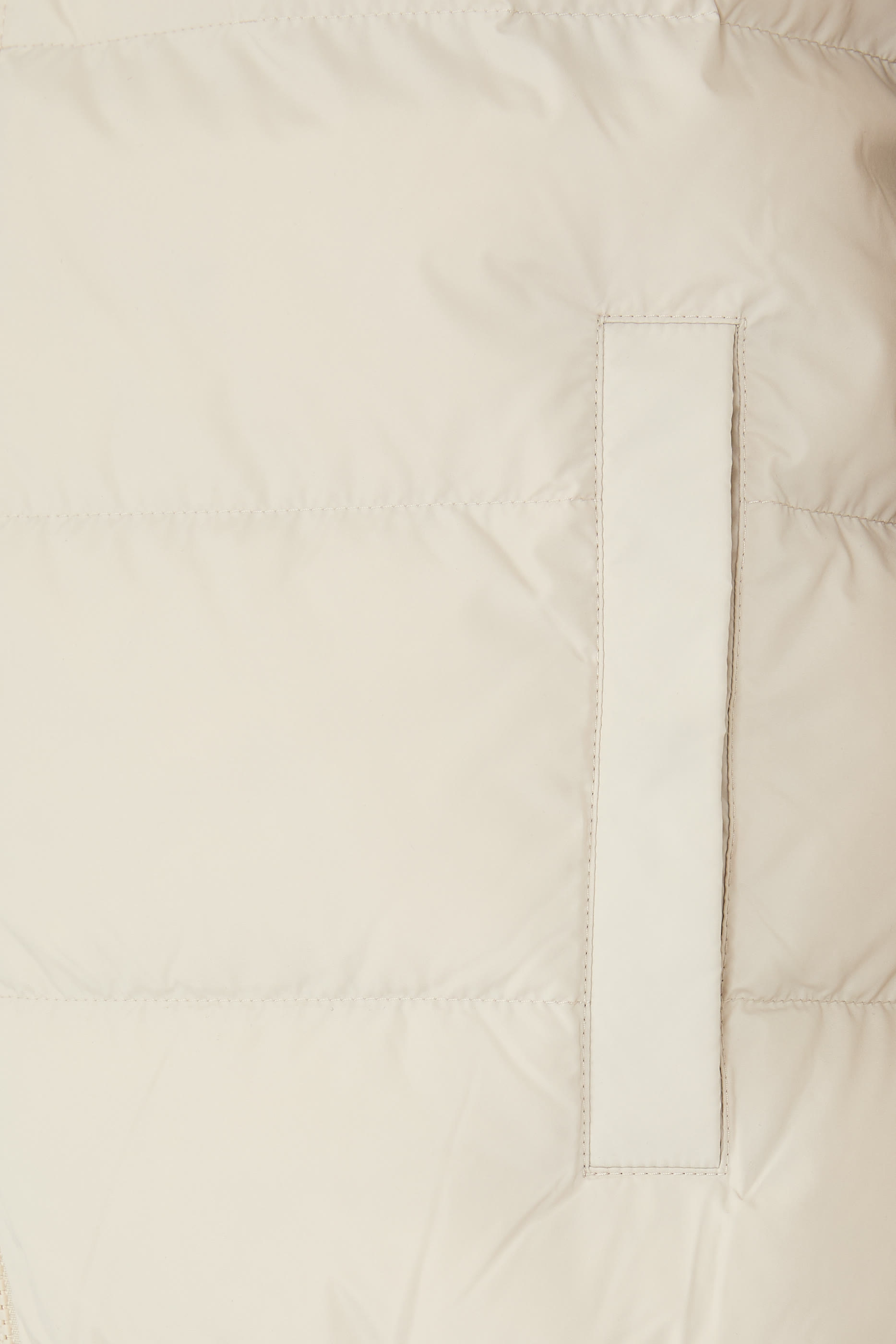 Padded Wool Zip-Up Cardigan