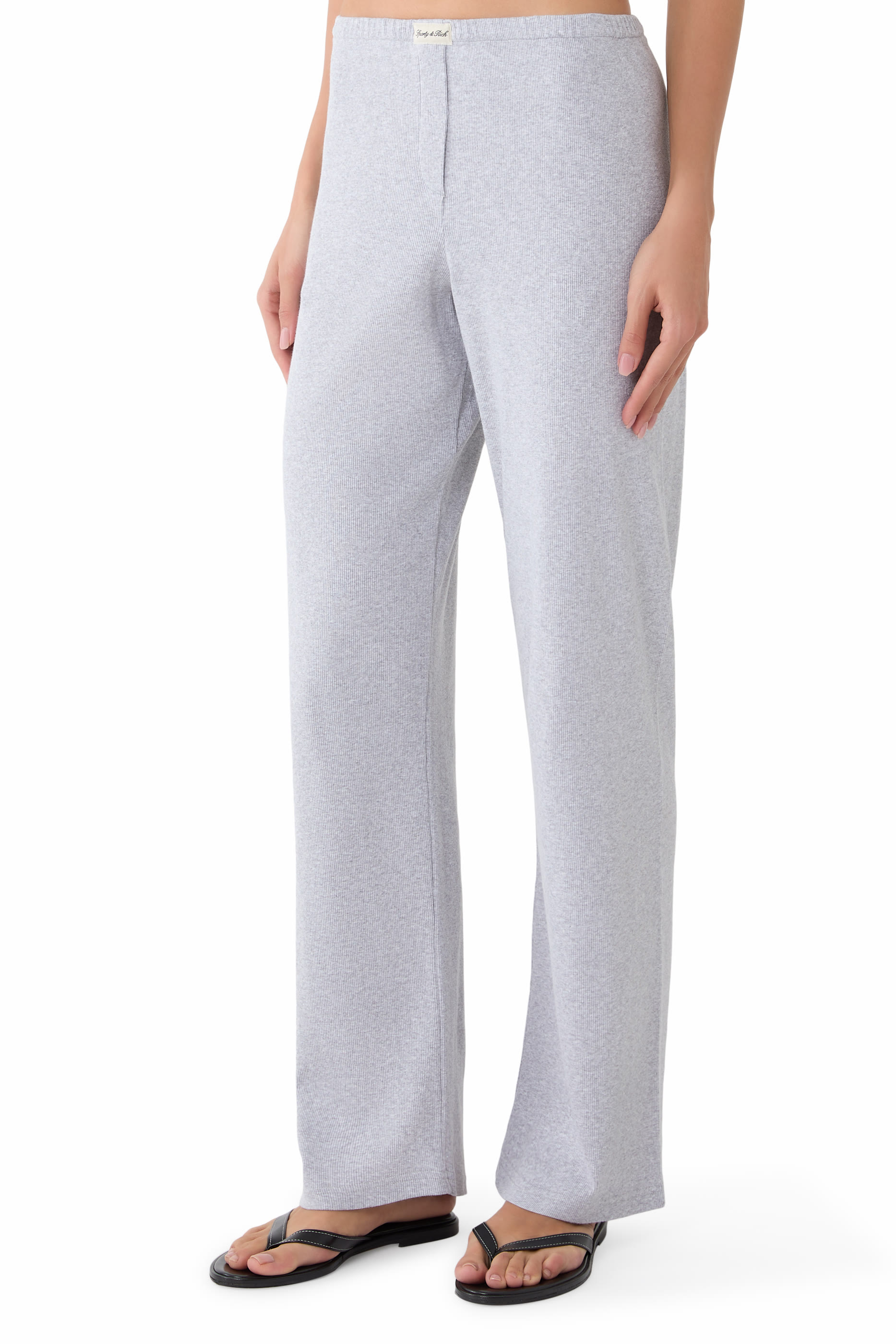 Signature Logo Ribbed House Pants 