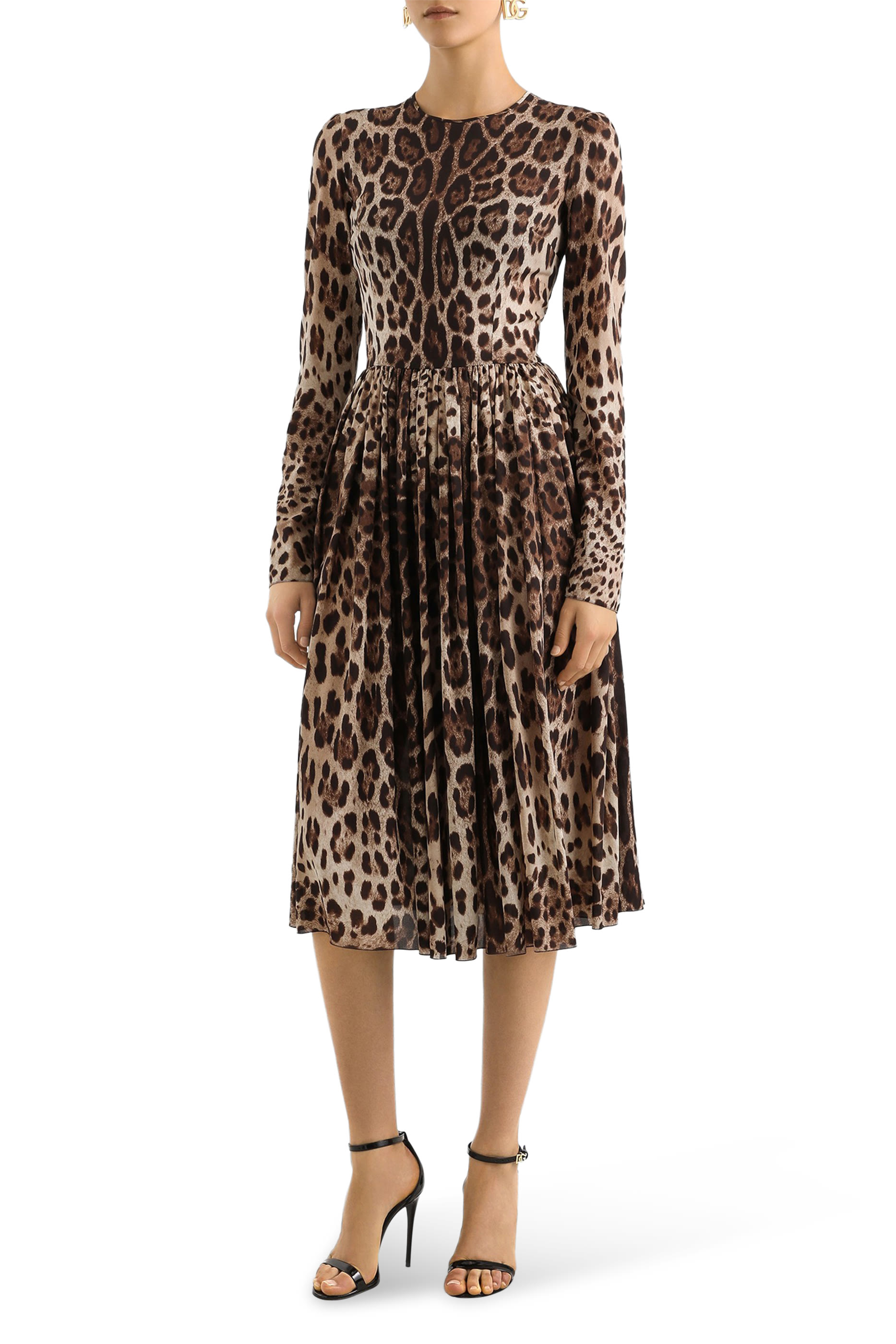 Leopard-Print Dress