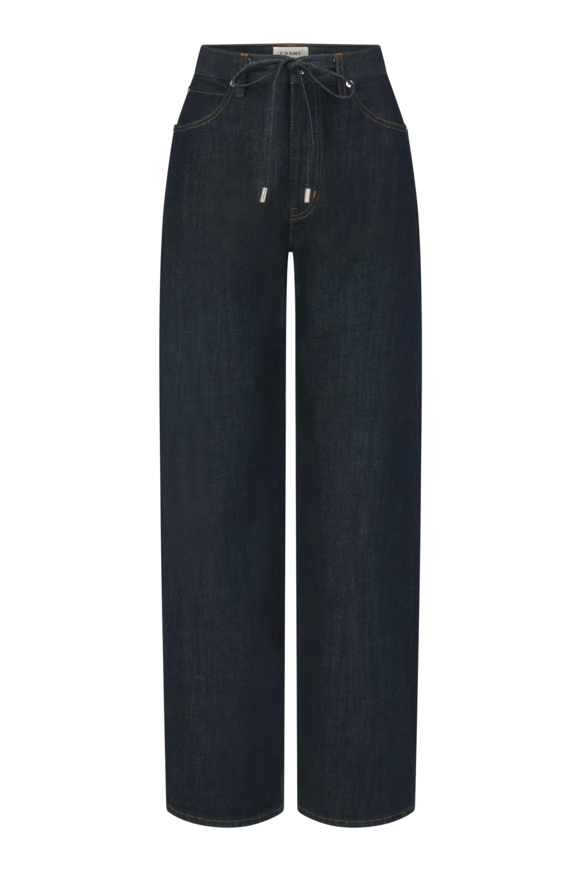  Off Duty Drawstring Bow Jeans