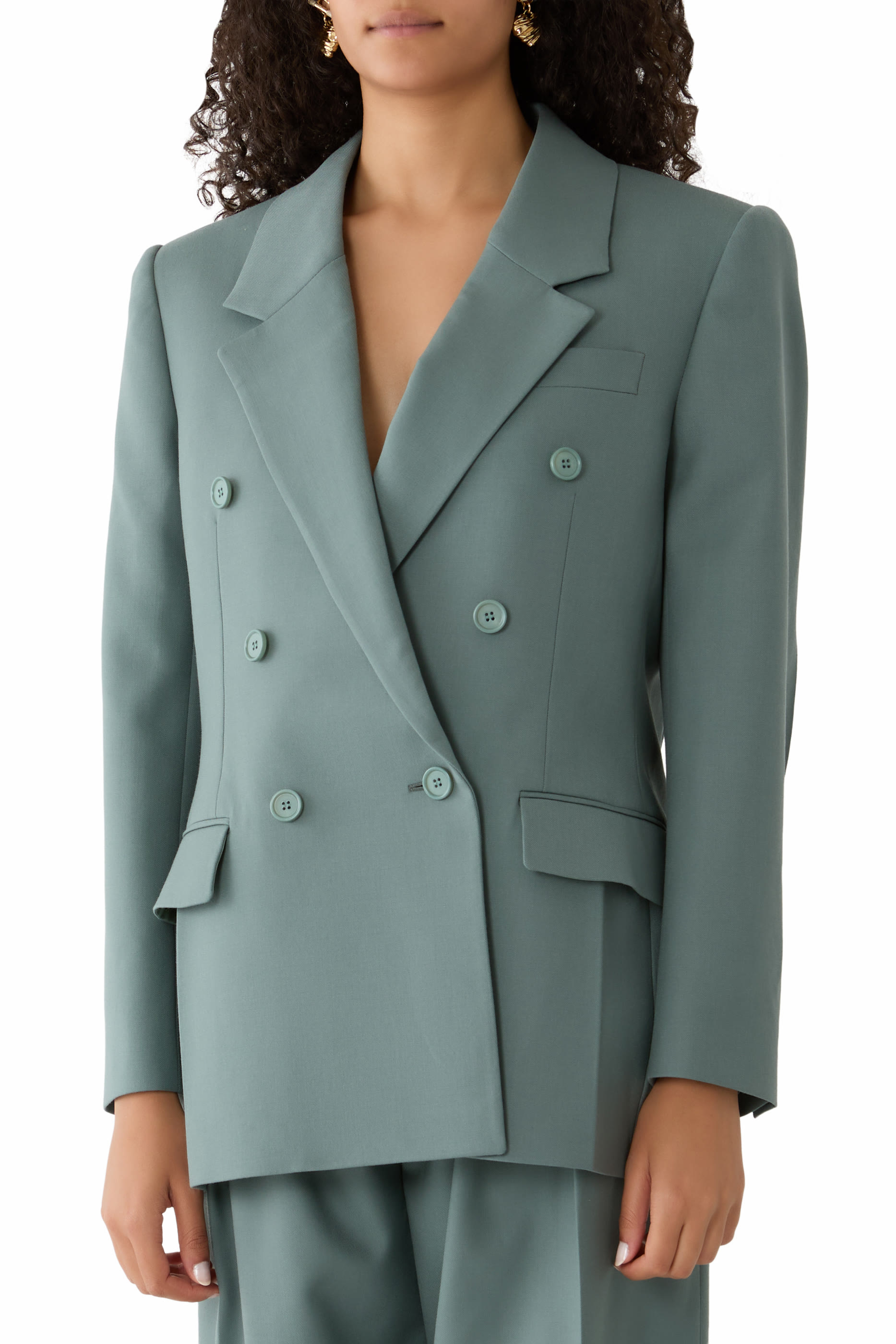 Double-Breasted Tailored Jacket