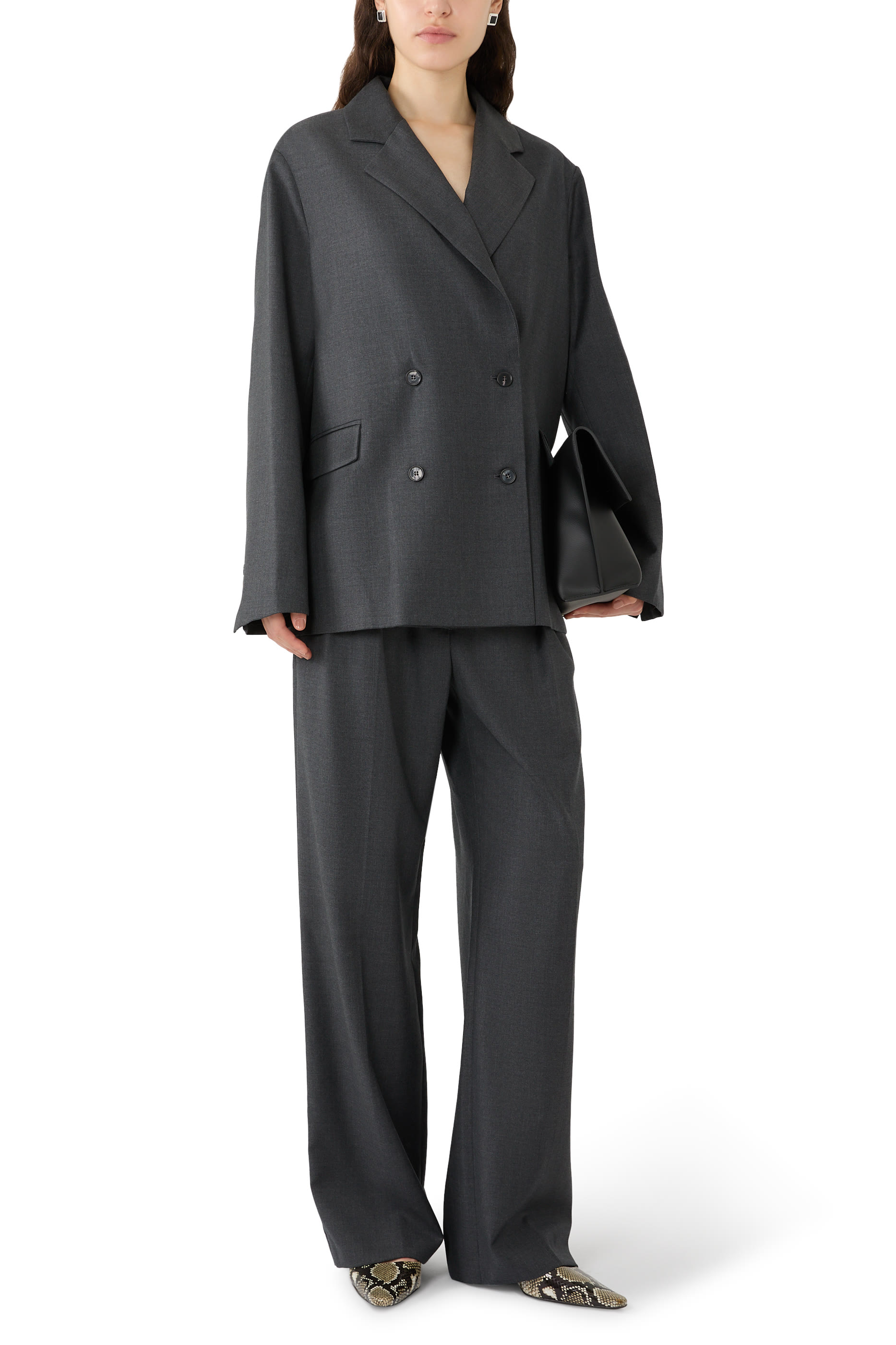 Donau LDS Double-Breasted Virgin Wool Jacket