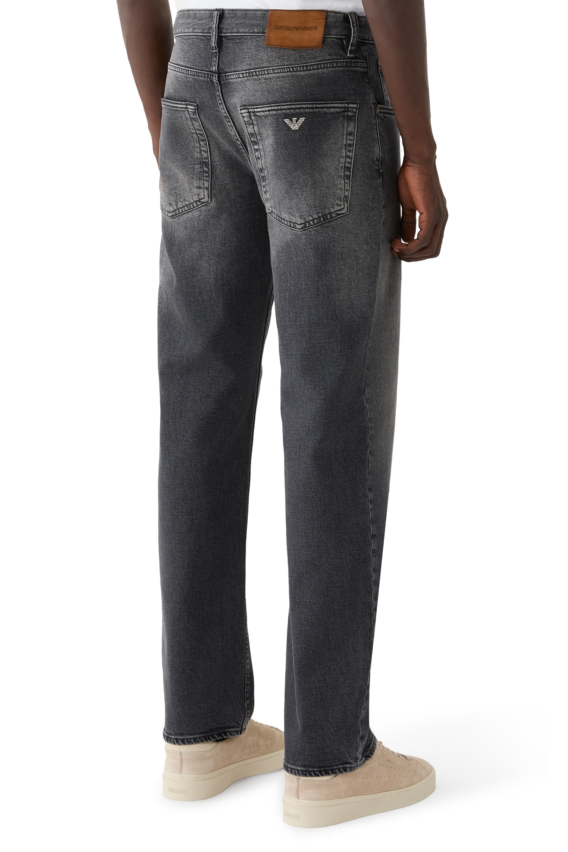 Fading Five-Pocket Jeans