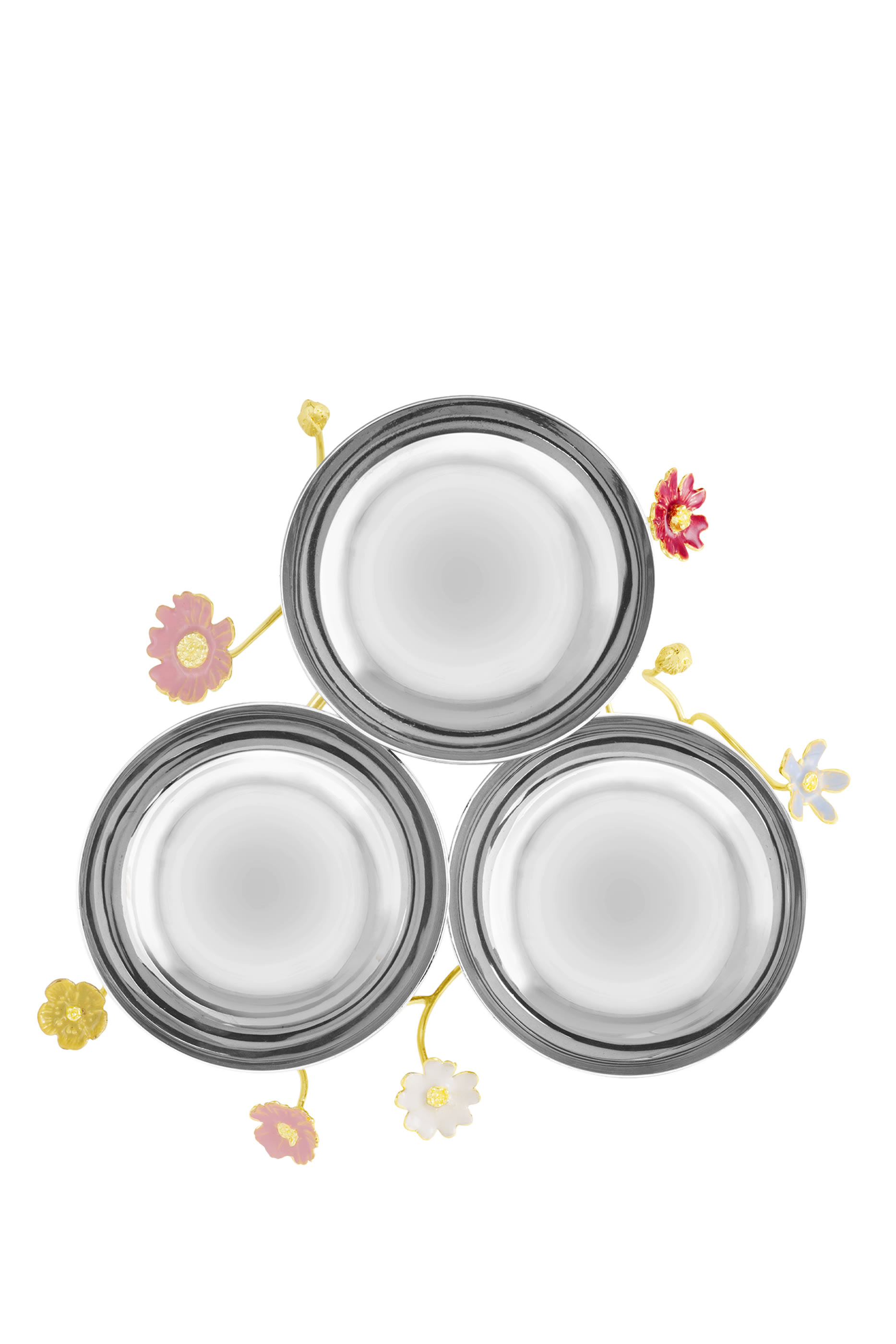 Wildflower Triple Dish 