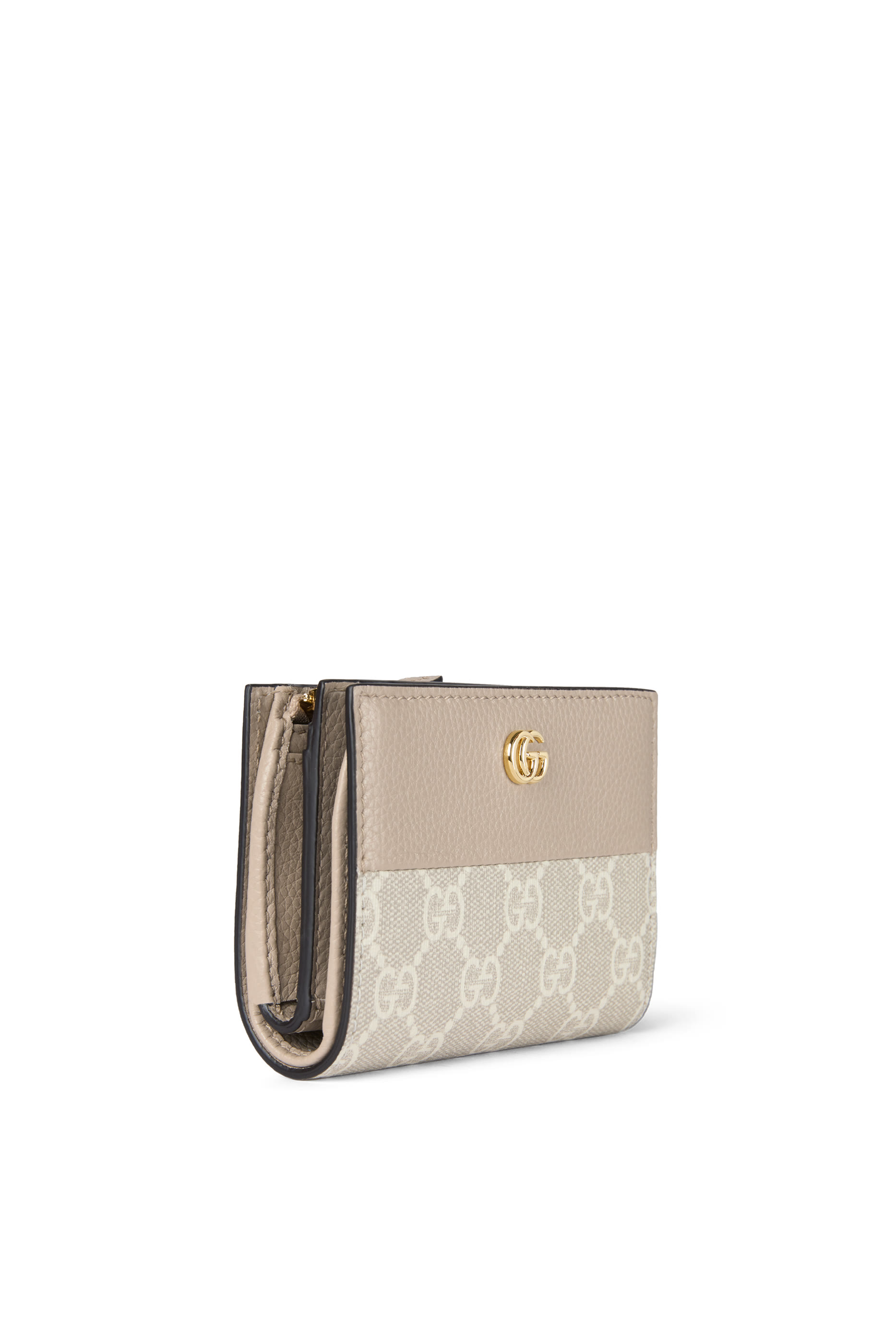 Bi-Color GG Marmont Small Wallet 