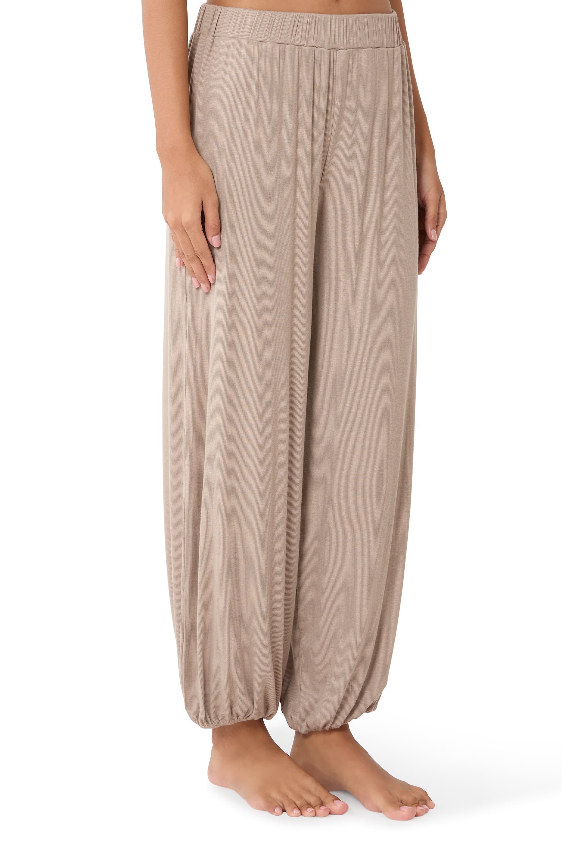 Jersey Rib Harem Pant Pajama Set