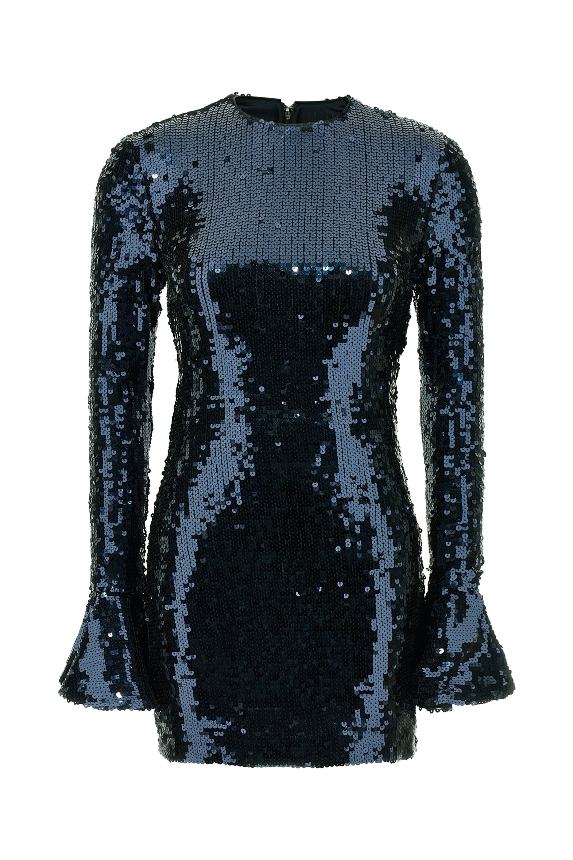 Sequin Long Sleeves Mini Dress