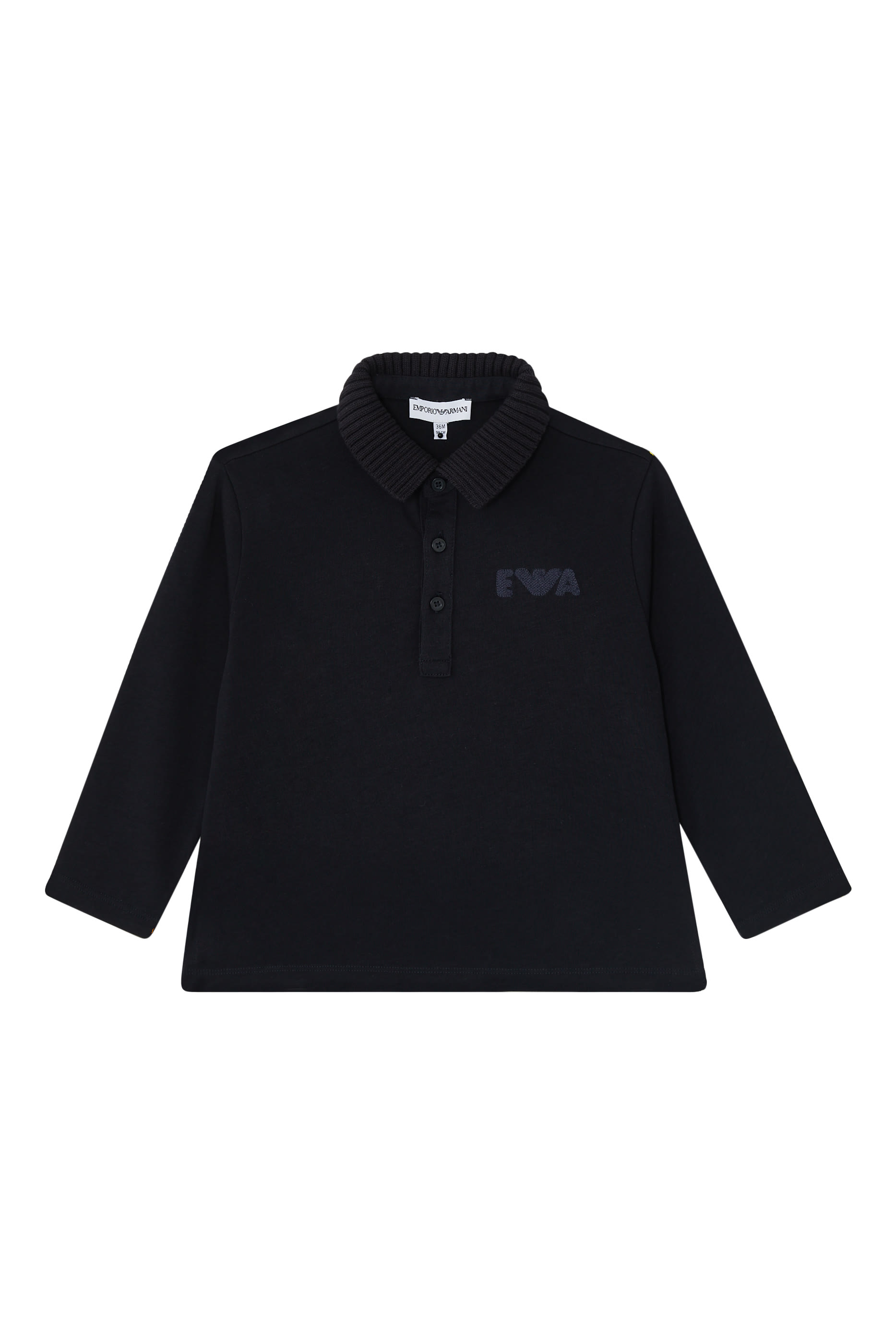 Kids Logo Long Sleeve Polo Shirt
