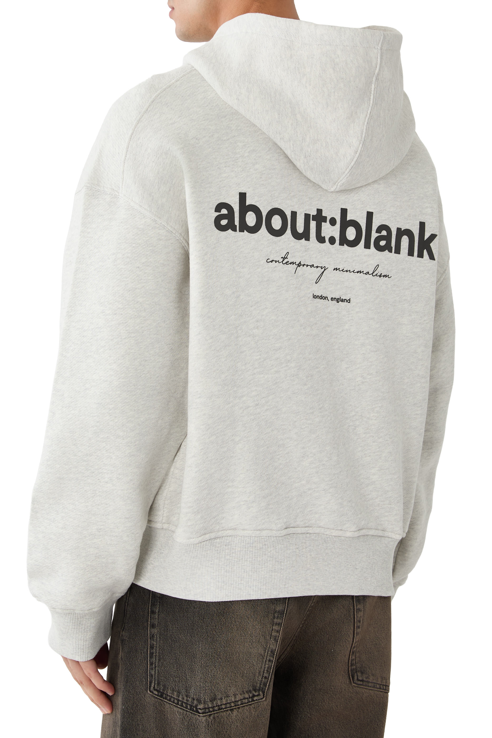 Logo Box Zip Hoodie