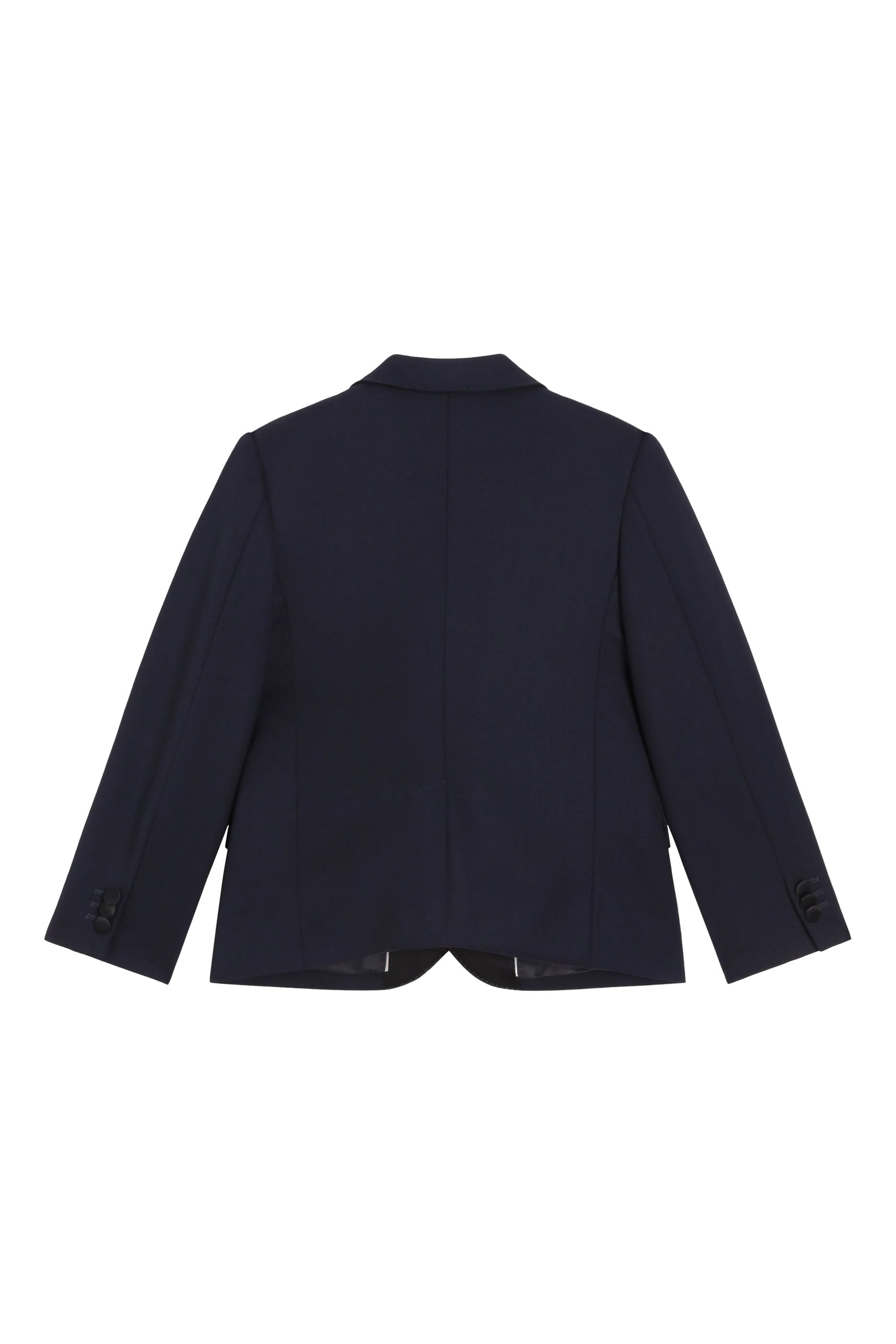 Kids Single-Breasted Jacket in Bi-Stretch Sallia