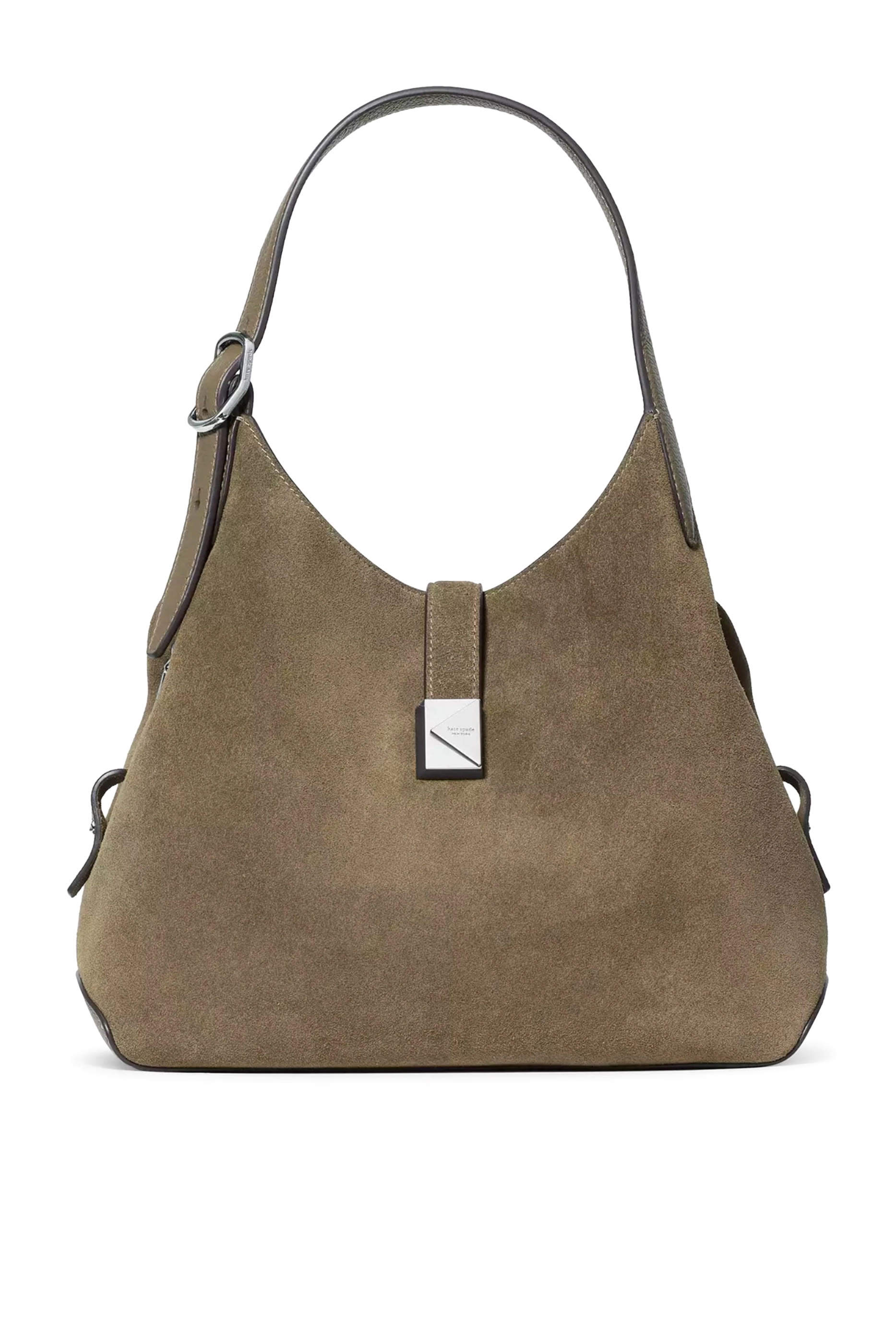 Deco Suede Crossbody Tote Bag