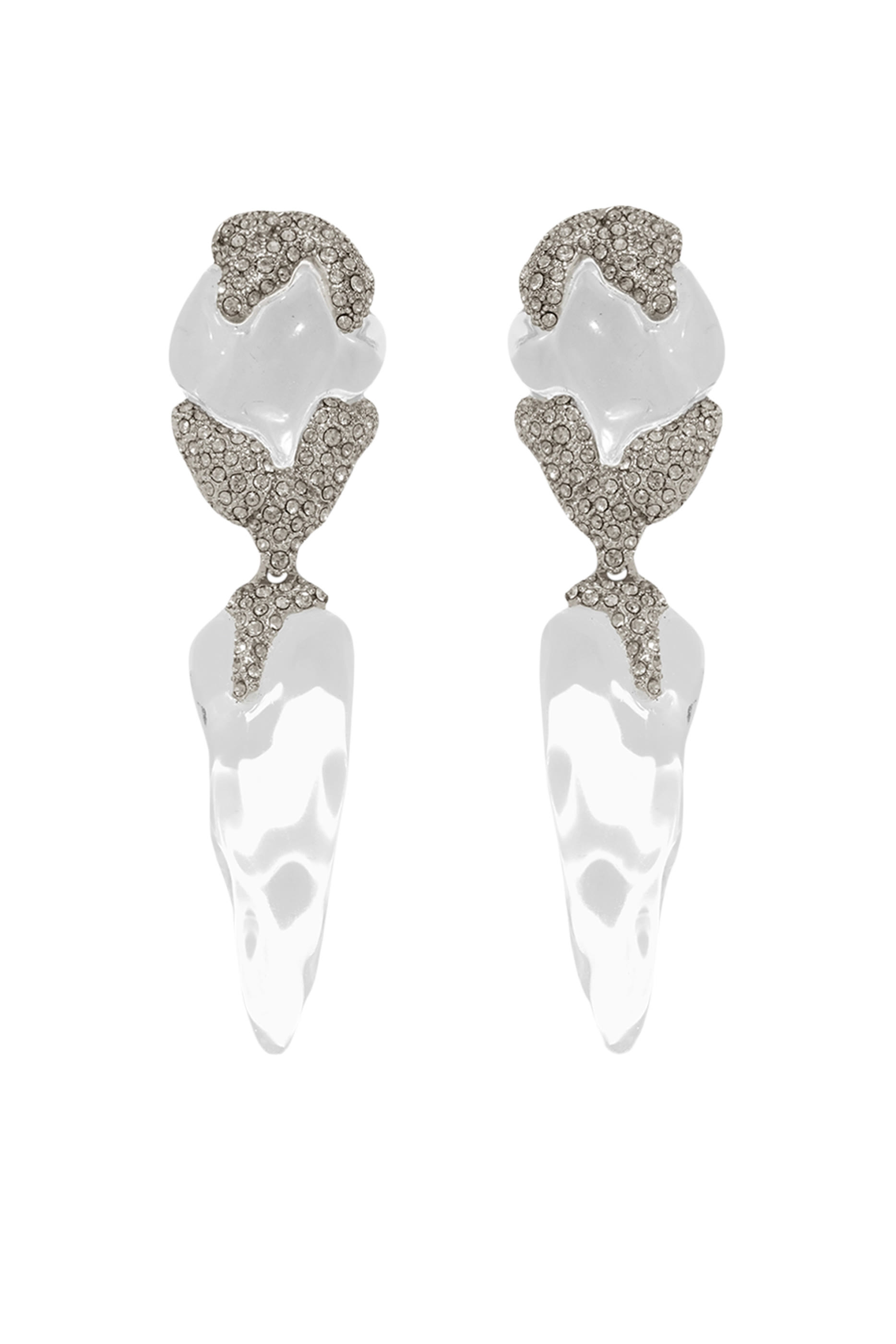 Silverlake Lucite Post Drop Earrings