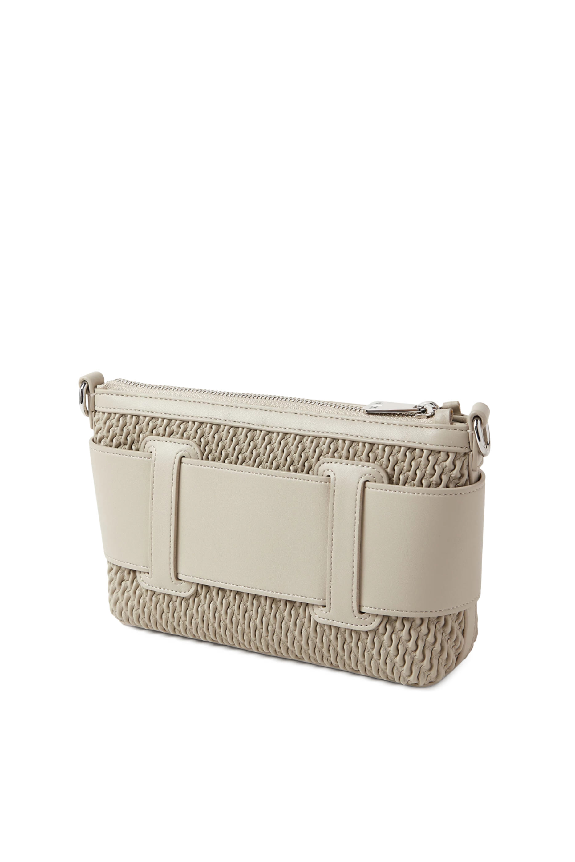 Logo Embossed Finish Shoulder Bag