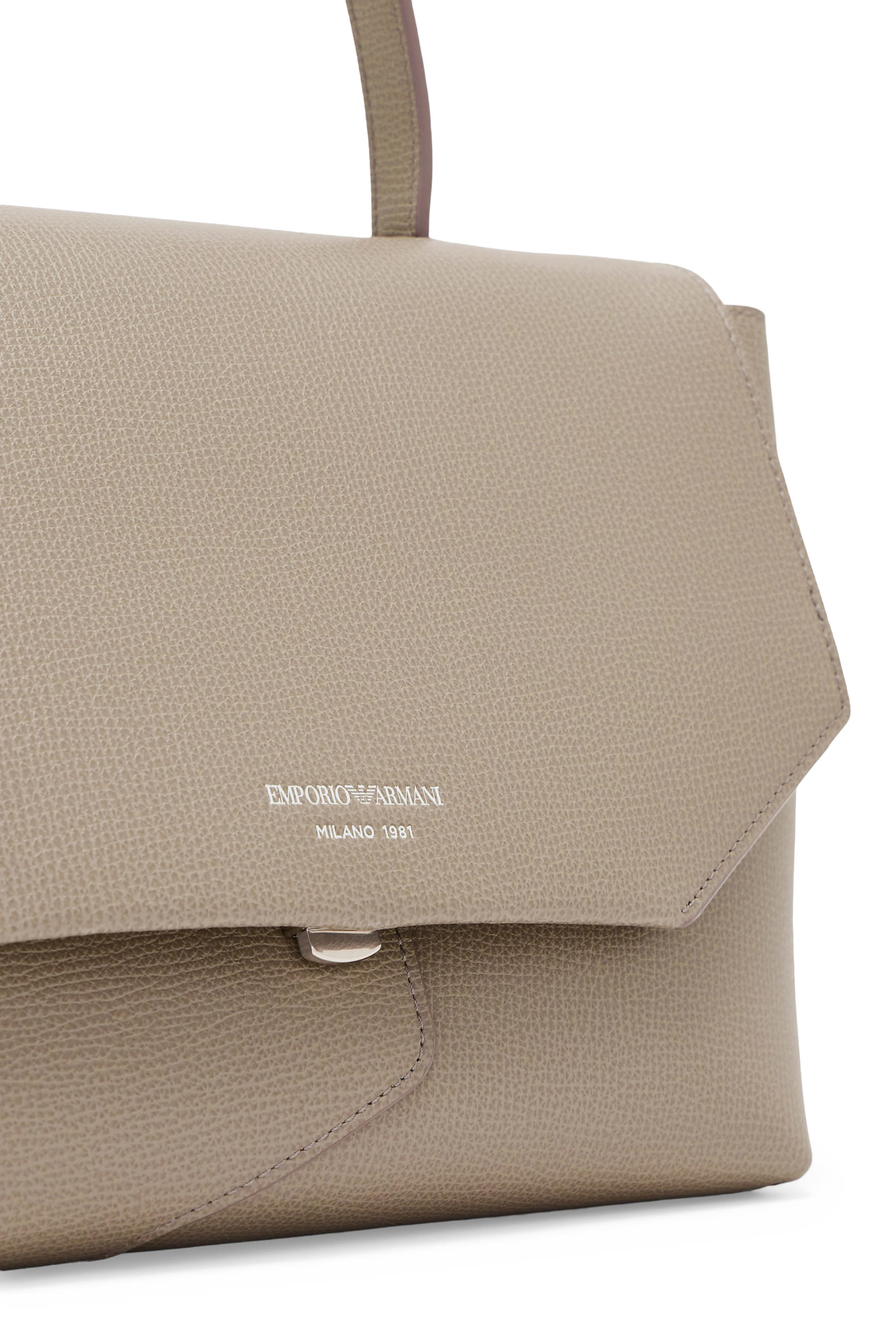 1981 Top-Handle Bag in Pebbled Leather