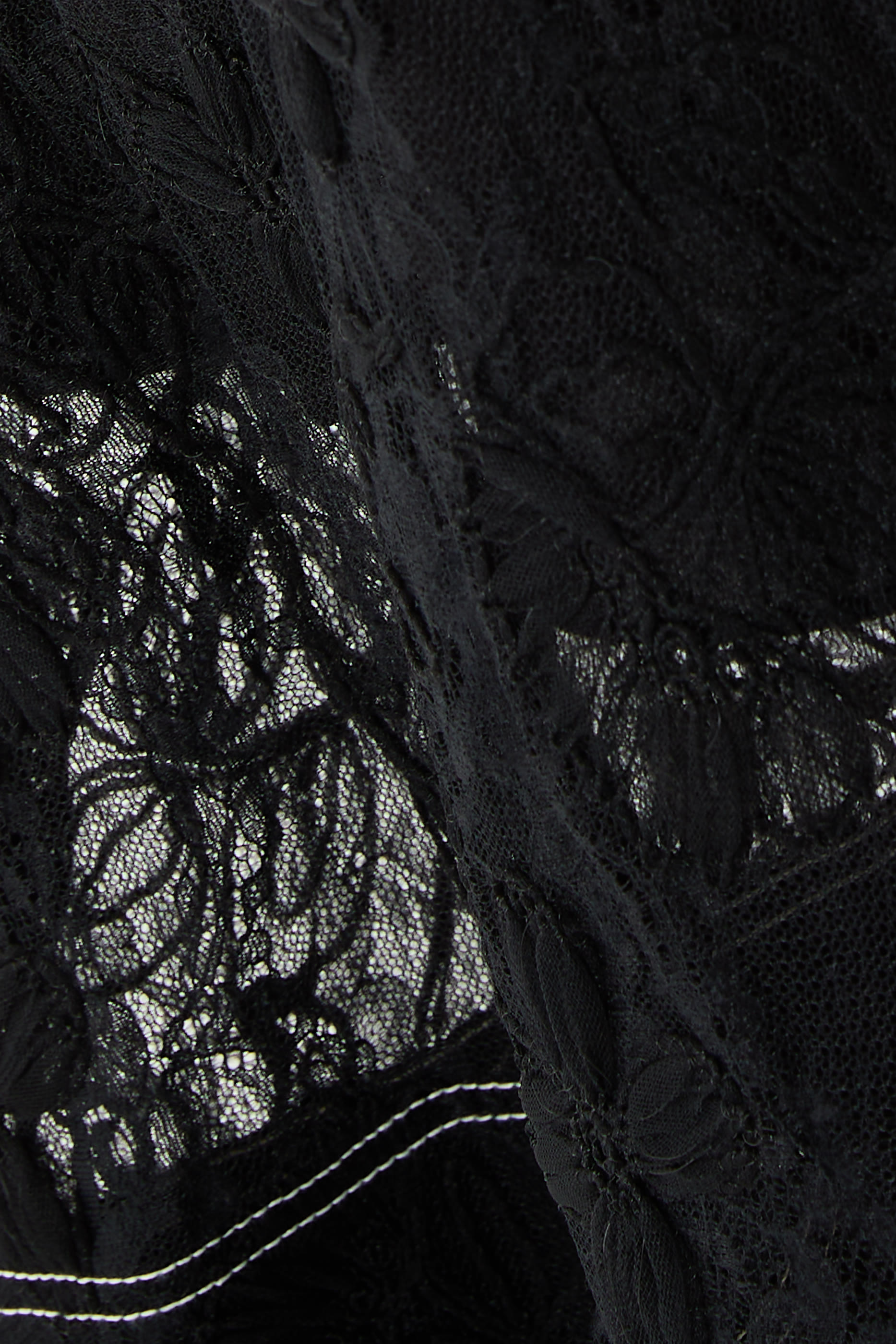  Floral Lace Midi Skirt