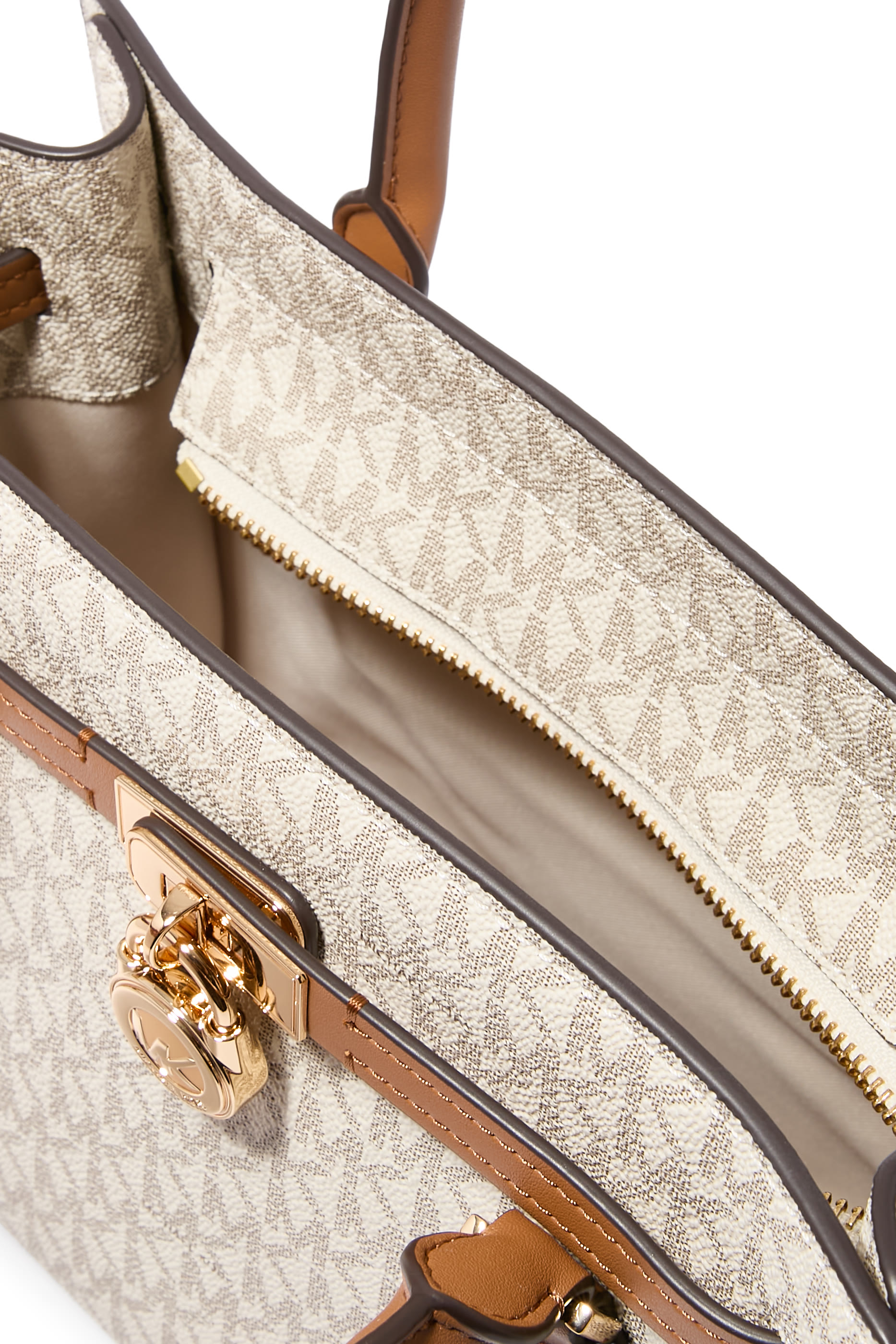 Hamilton Moderne Small Handbag in Logo Print Canvas