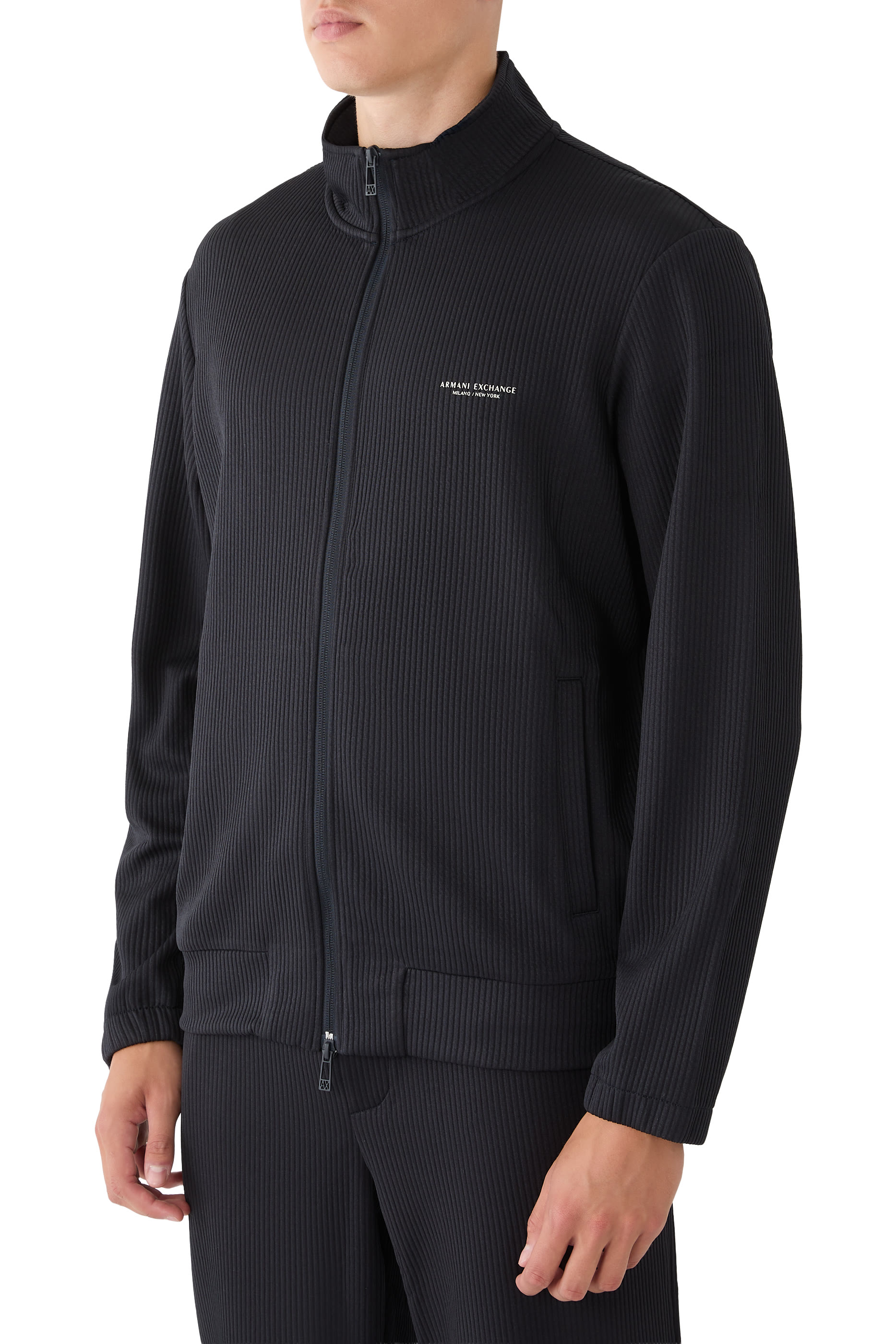 AX Logo Zip-Through Sweatshirt