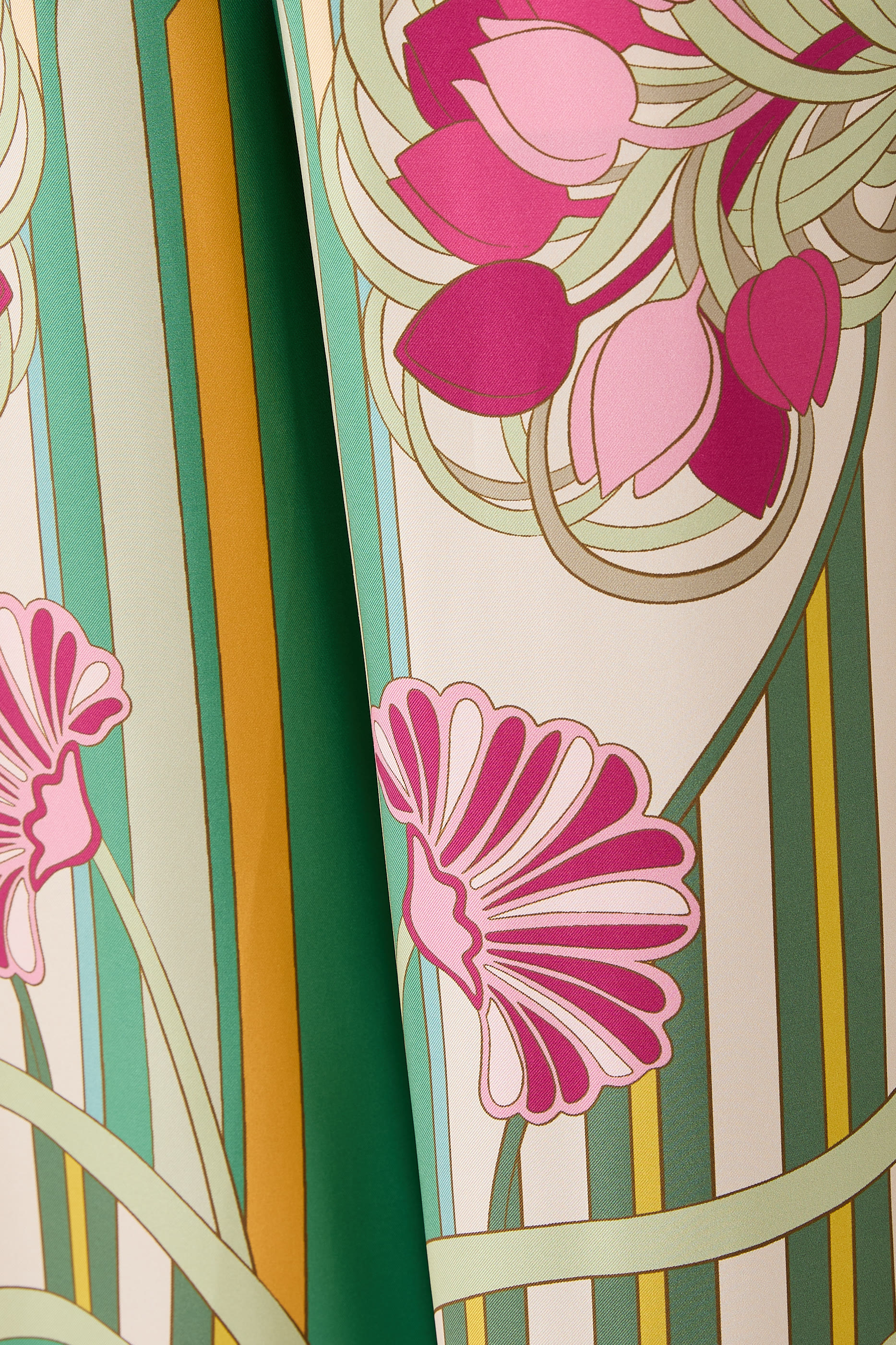 Floral Striped Trousers