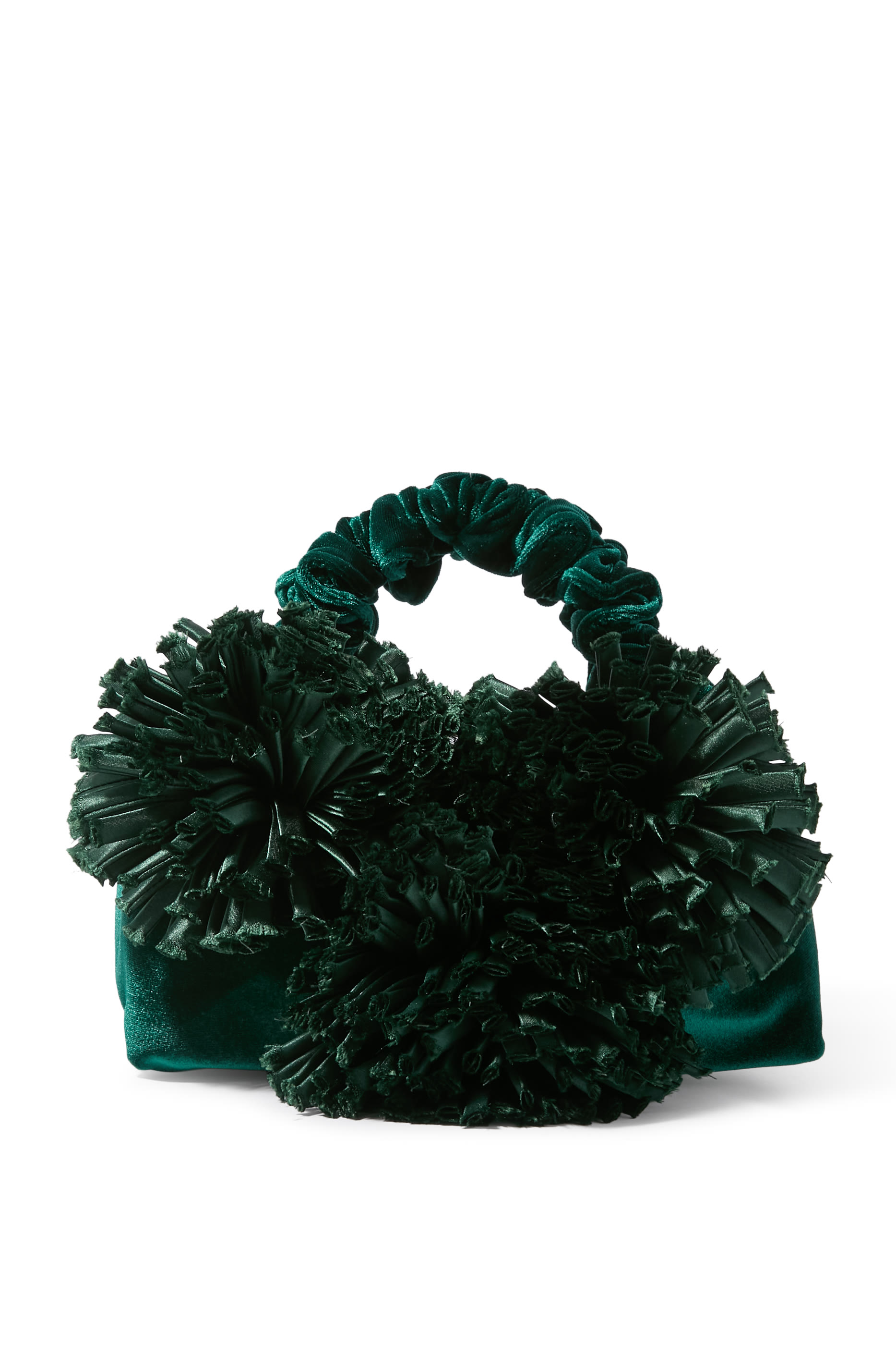 Mini Velvet Pom Tote
