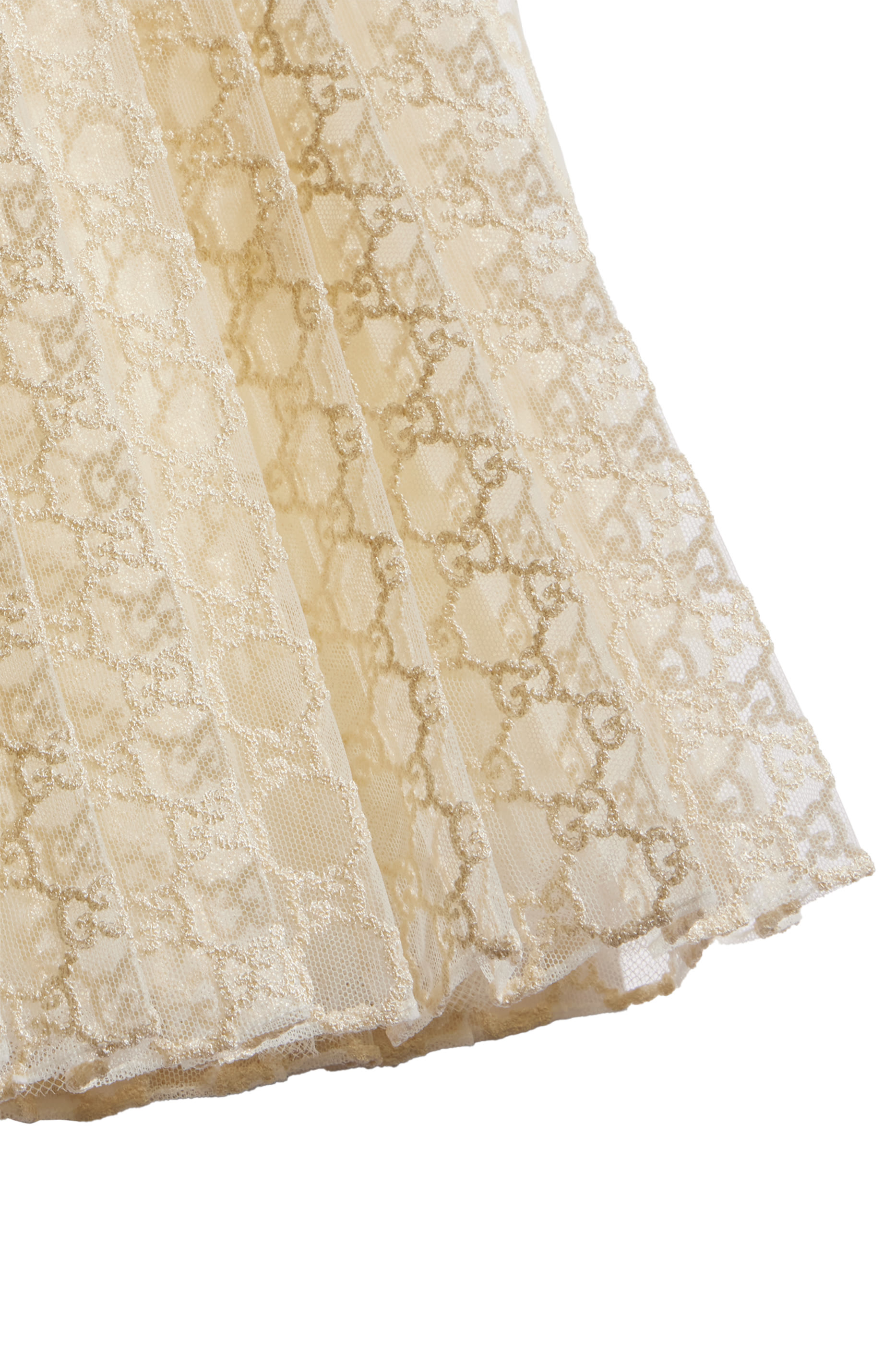 Kids Embroidered GG Tulle Skirt
