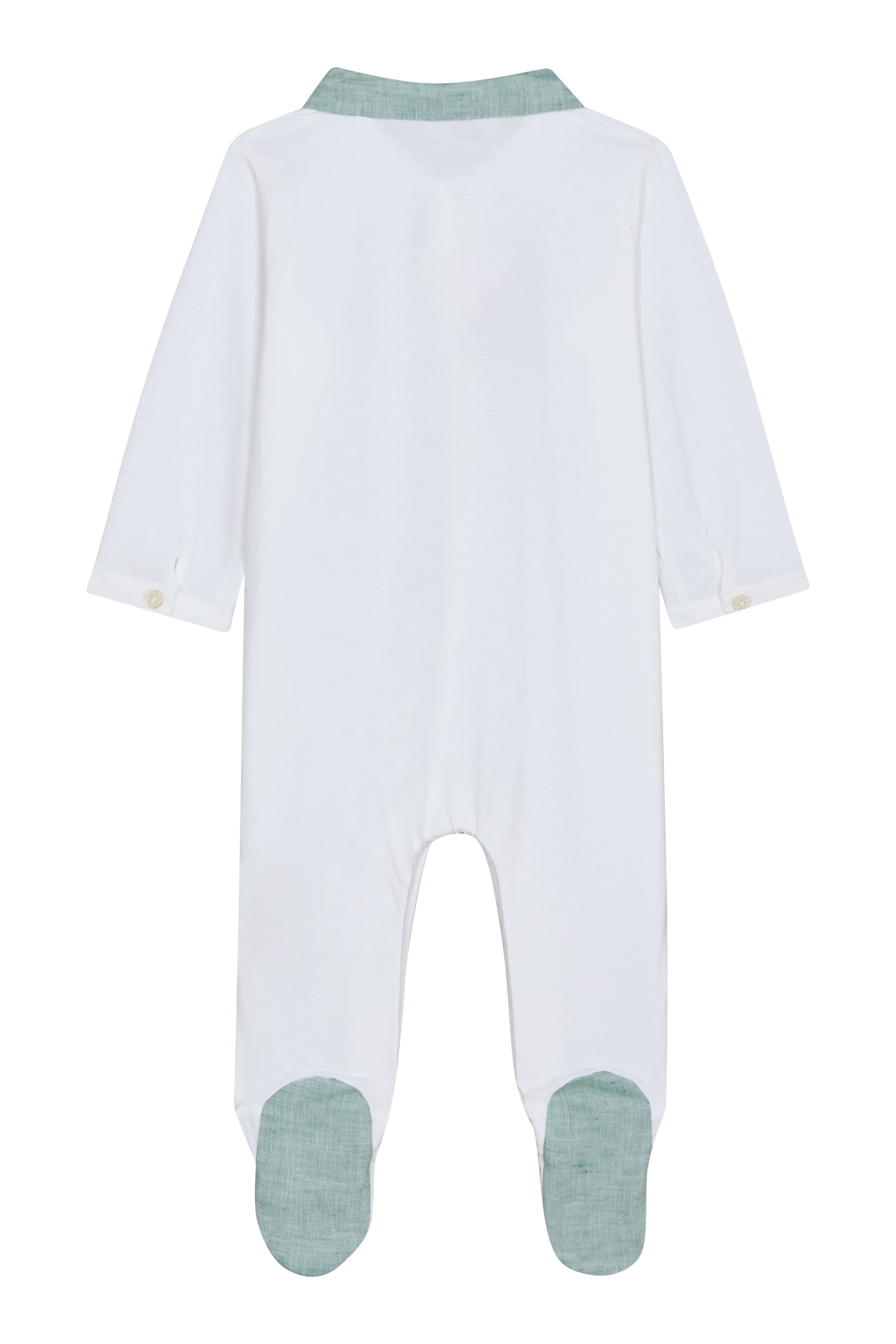 Kids Collar Color Contrast Pajama