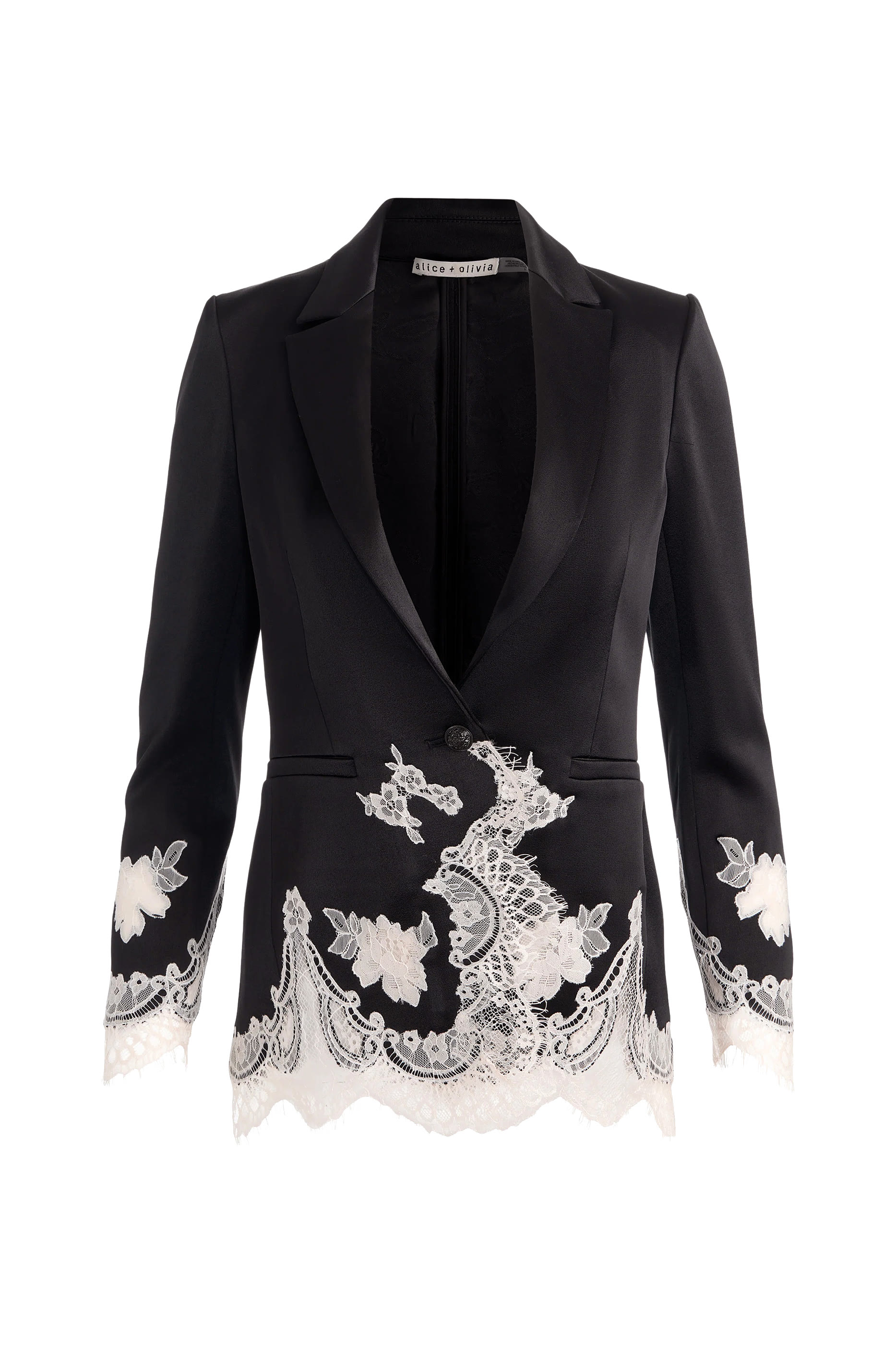 Breann Lace Fitted Blazer