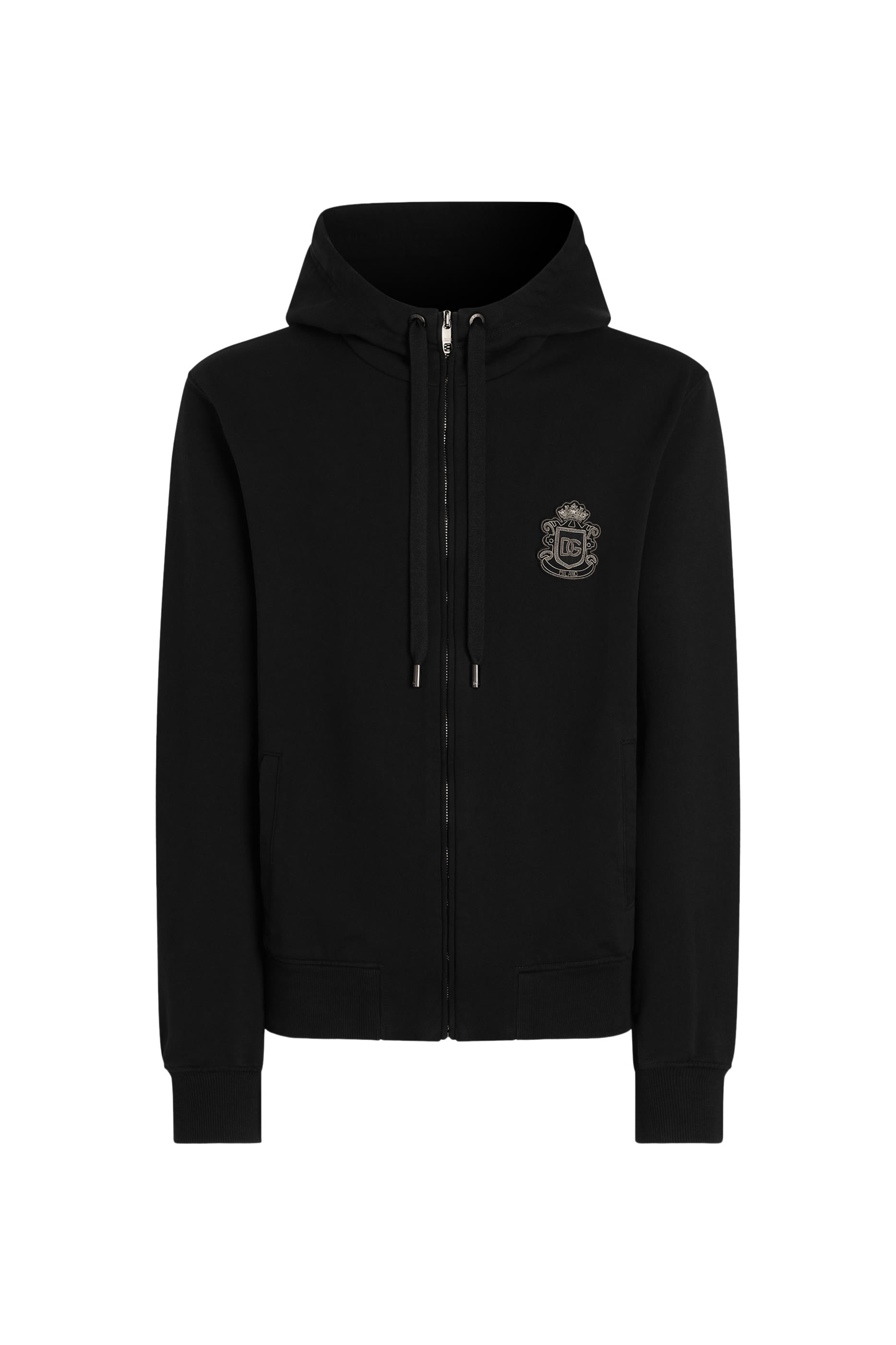 Jersey Sweatshirt with Heraldic Patch