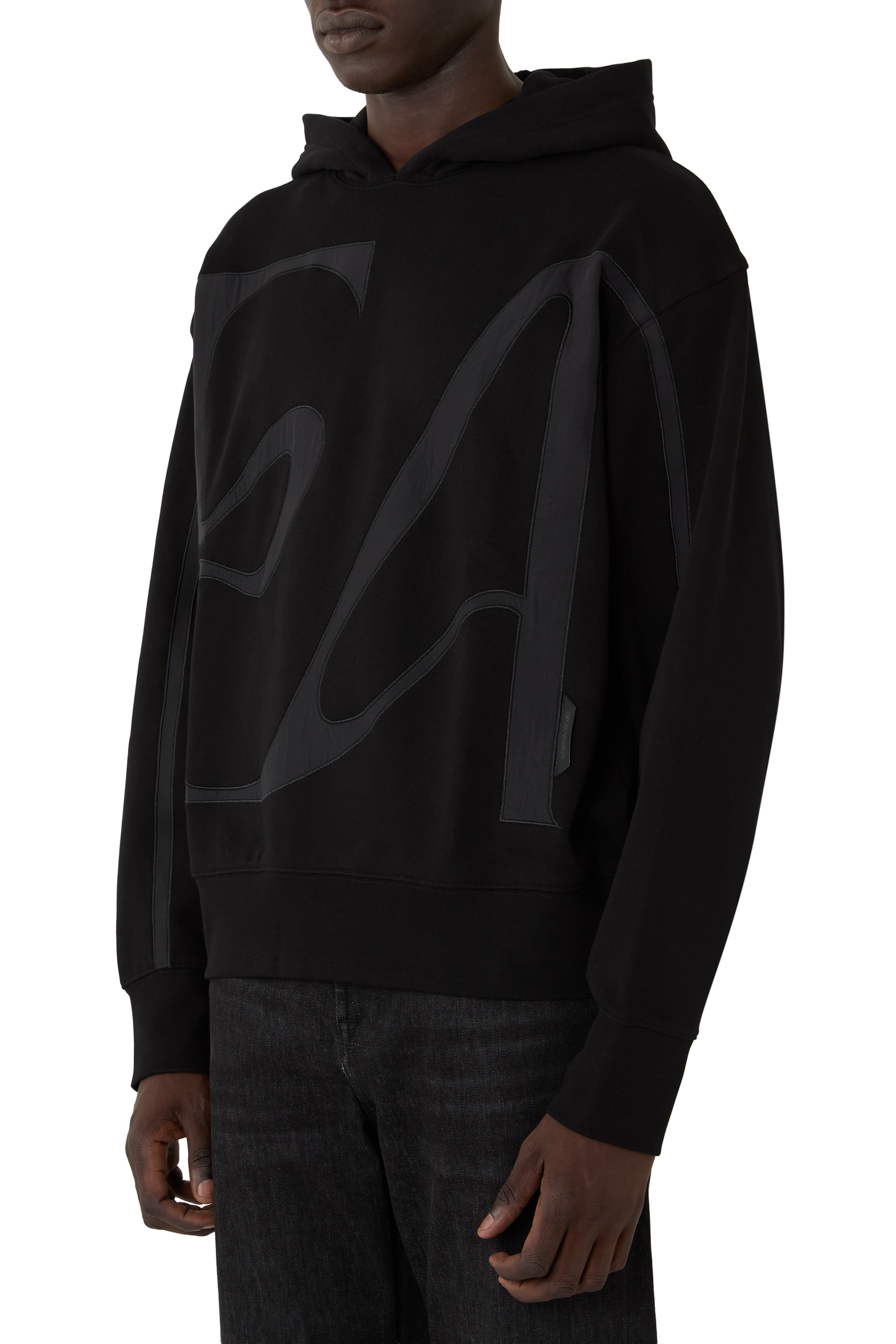 Oversized EA Embroidery Hoodie