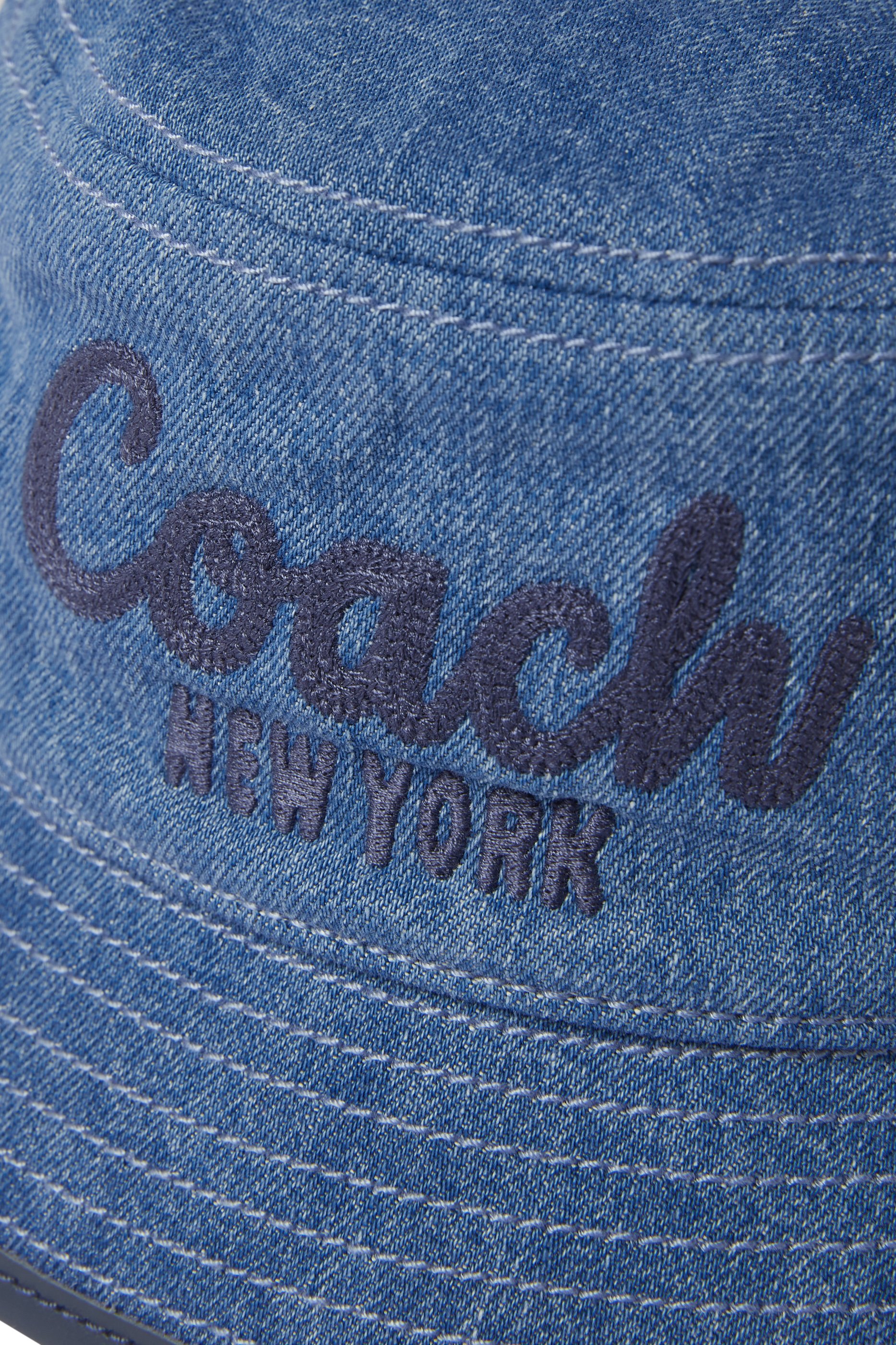 1941 Embroidered Denim Bucket Hat