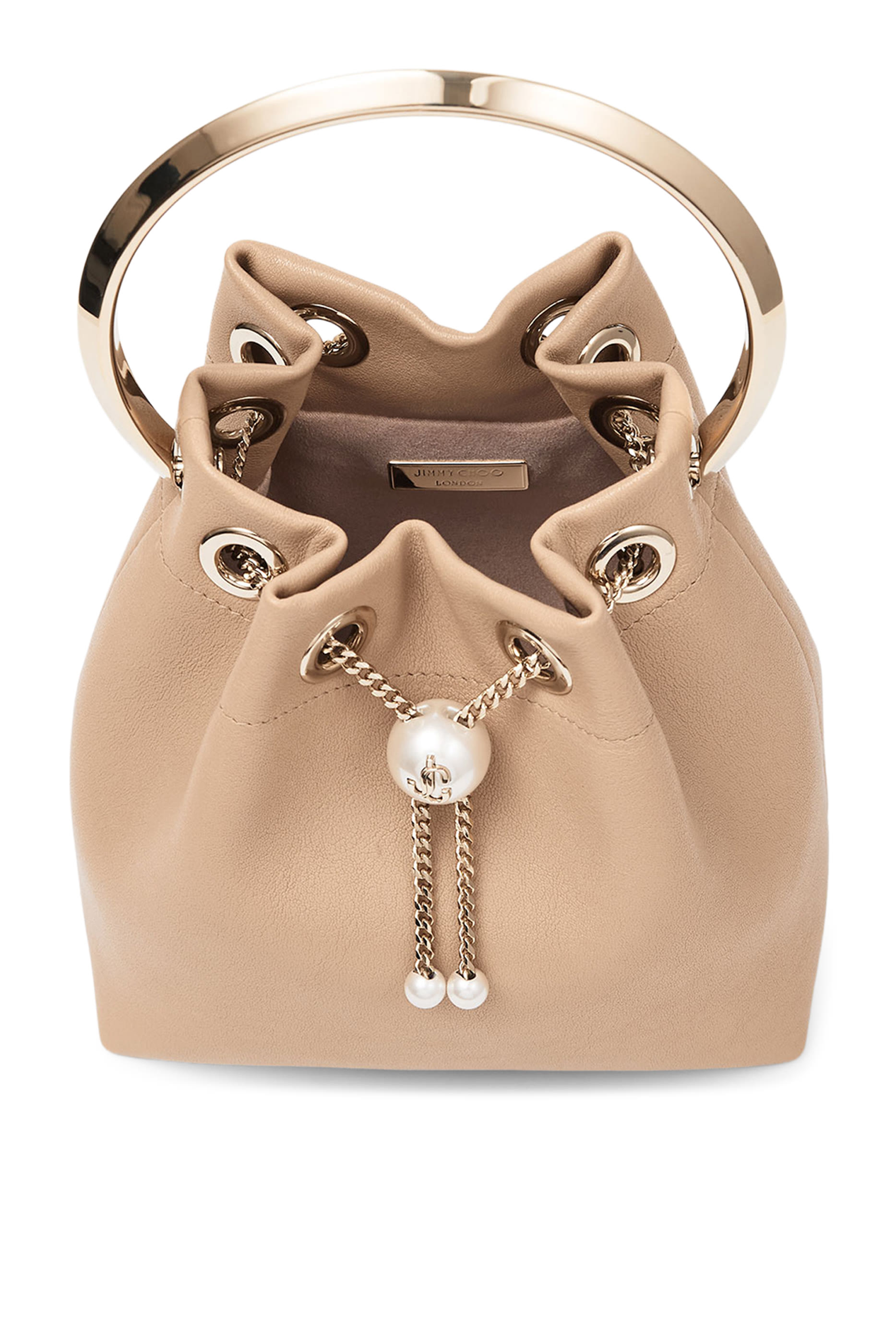 Bon Bon Pearl Closure Bucket Bag