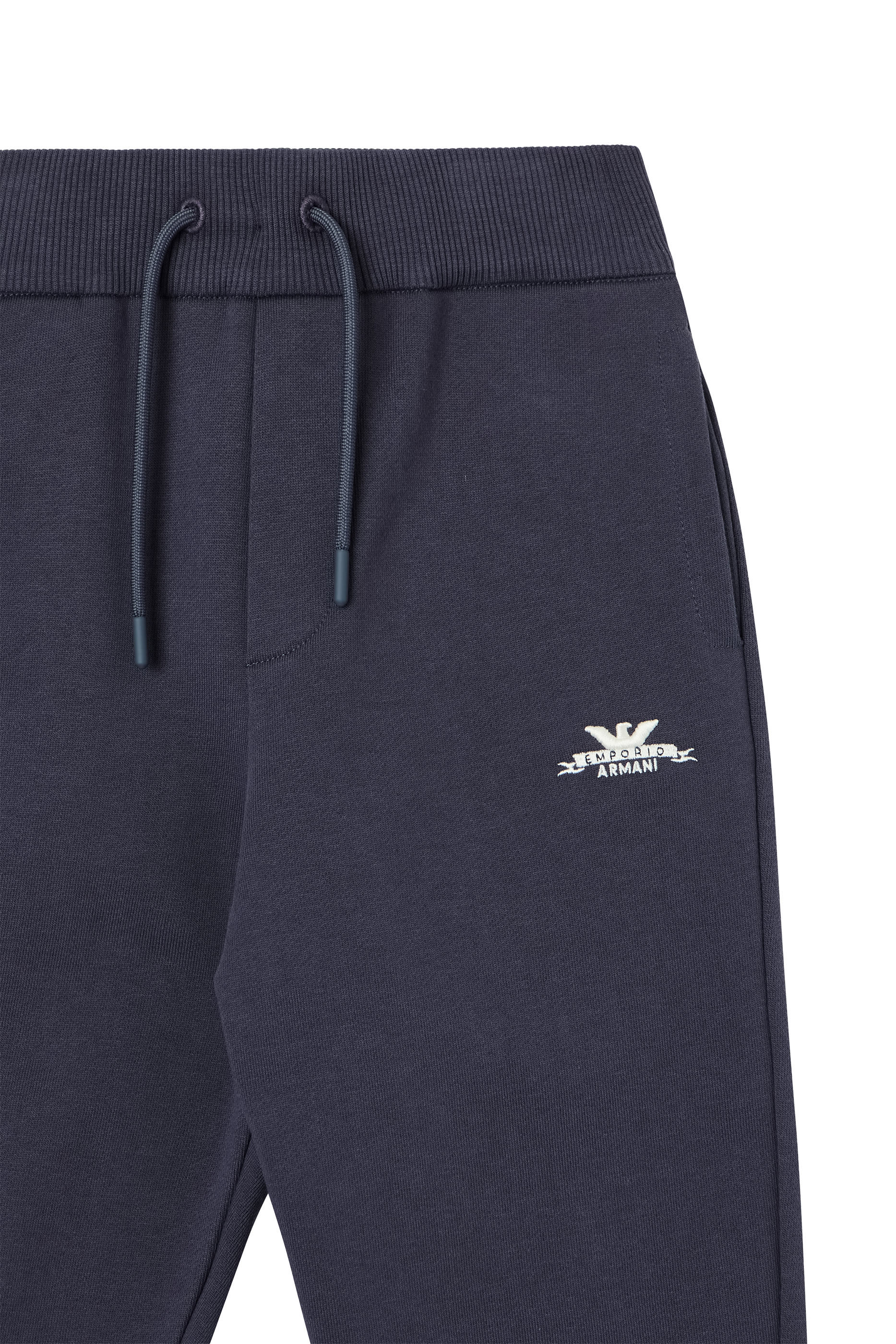 Kids EA Text Logo Drawstring Trousers