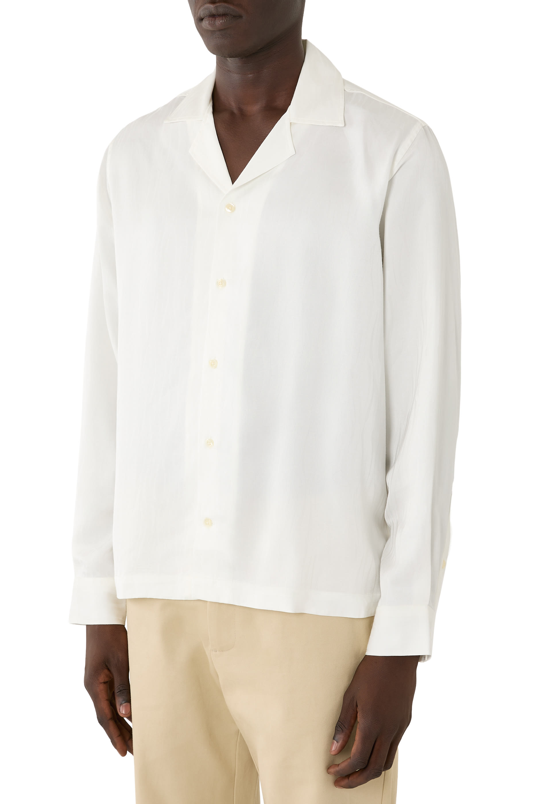 Safra Jacquard Lyocell-Blend Shirt