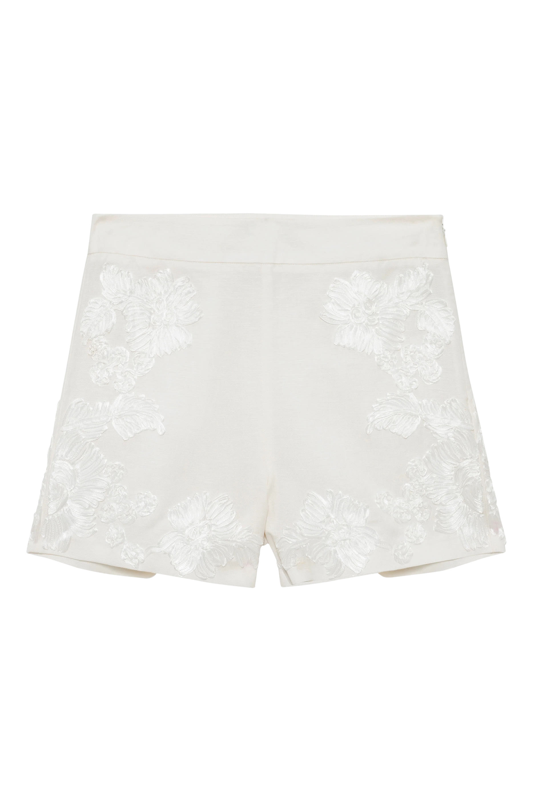 Sammie Soutache Linen Shorts