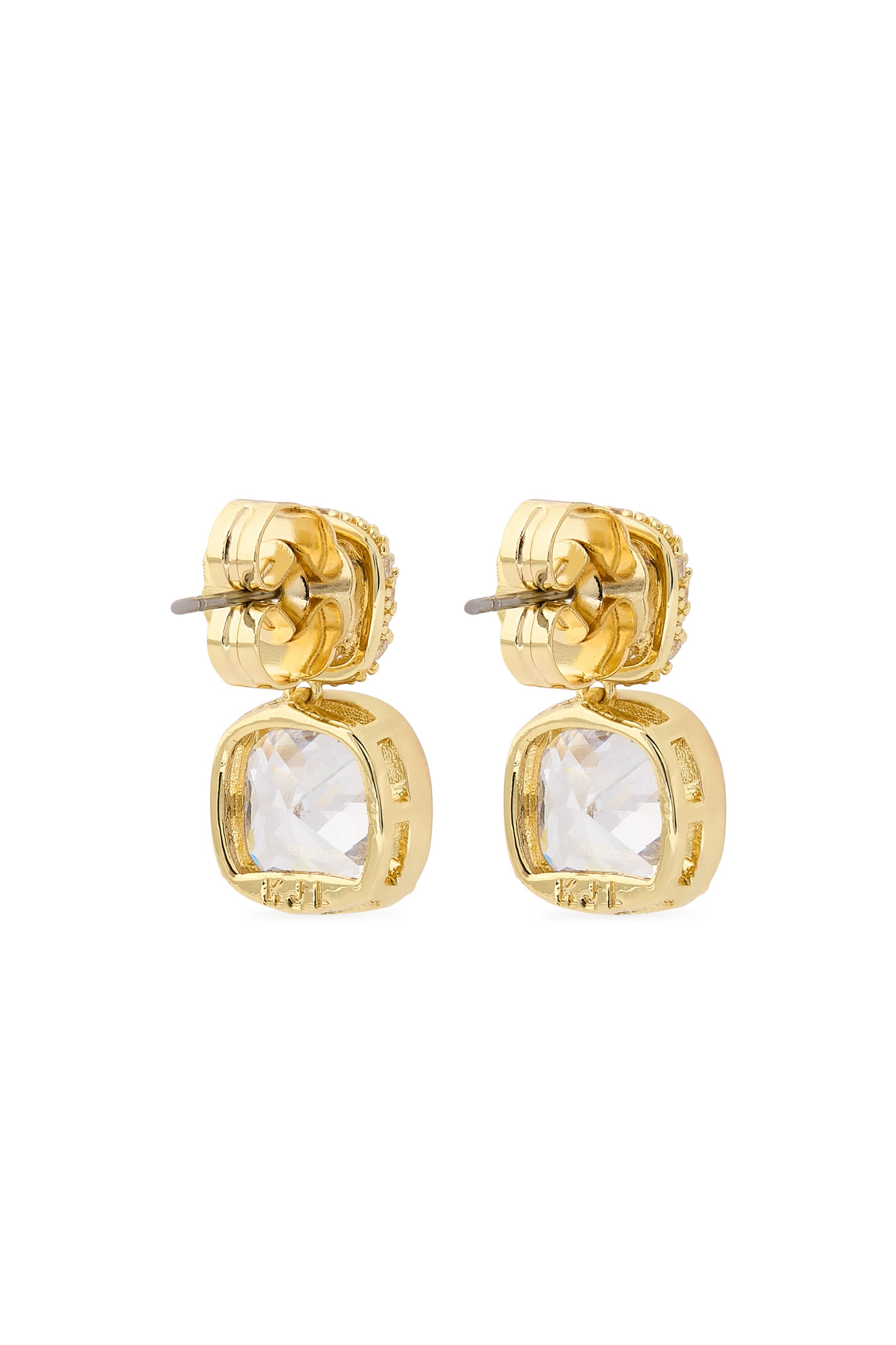 Pave Top Earrings