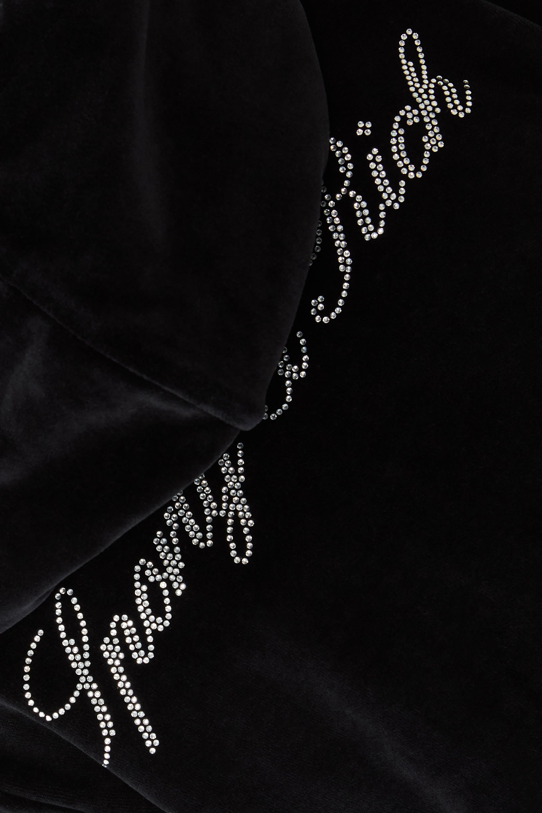 Signature Logo Crystal Zip Hoodie 