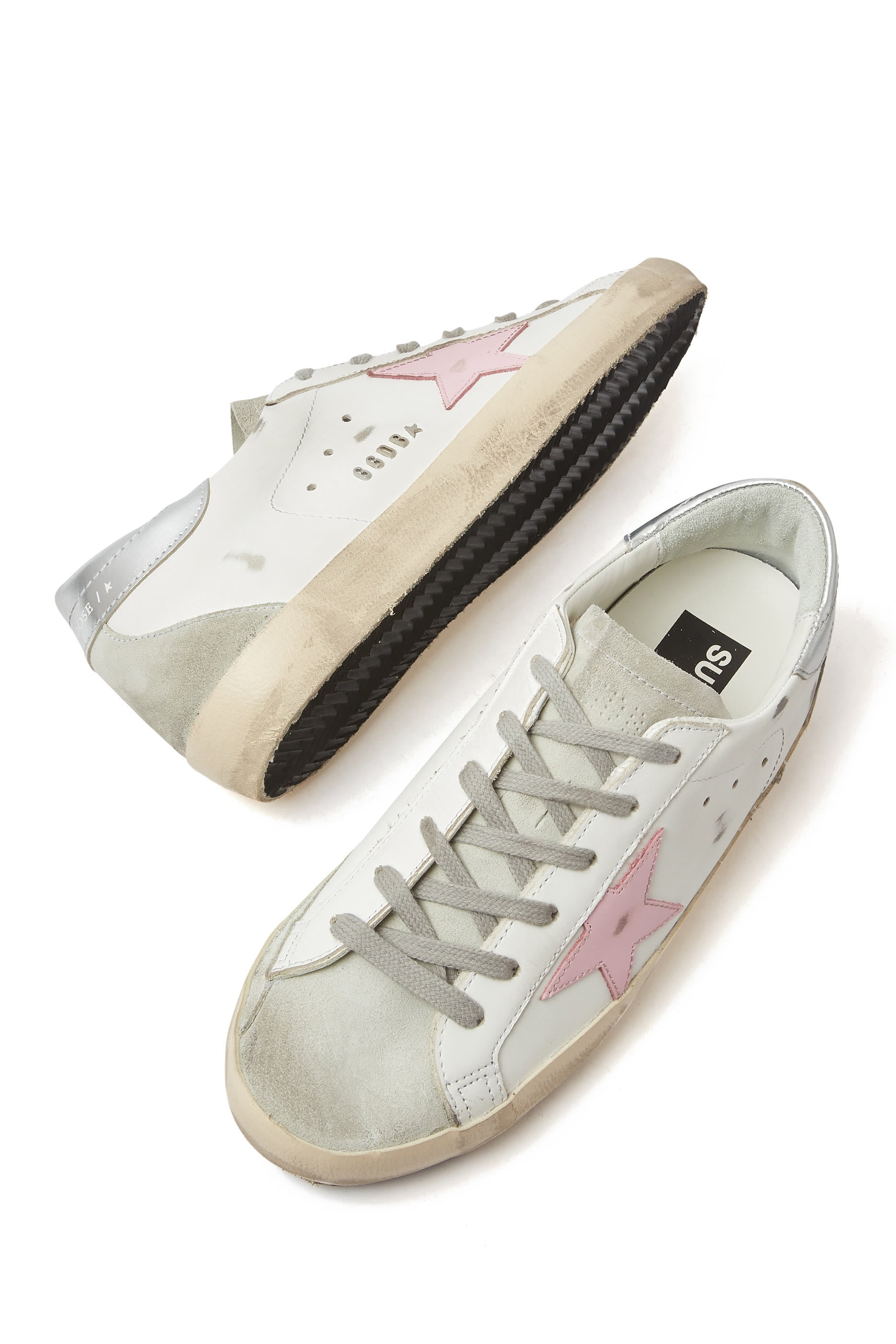 Superstar Sneakers with Metallic Heel Tab