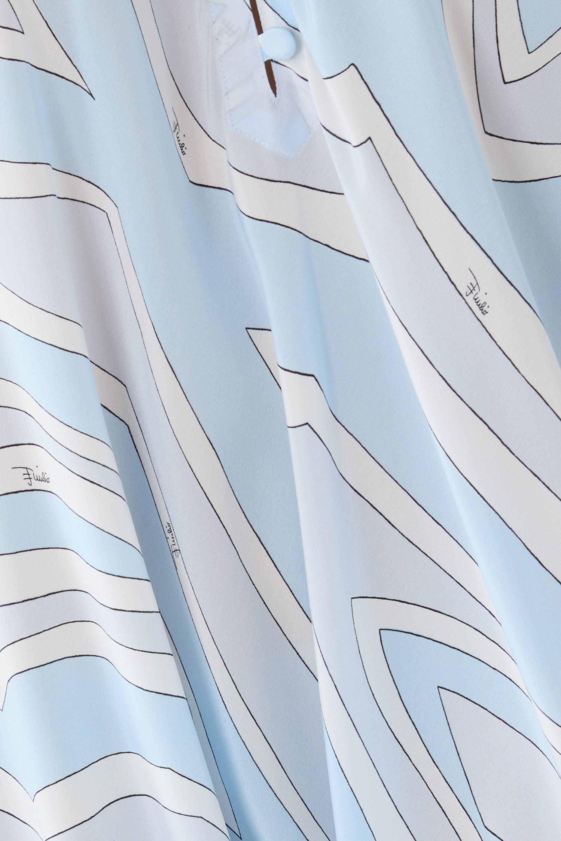 Labirinto Print Long Kaftan