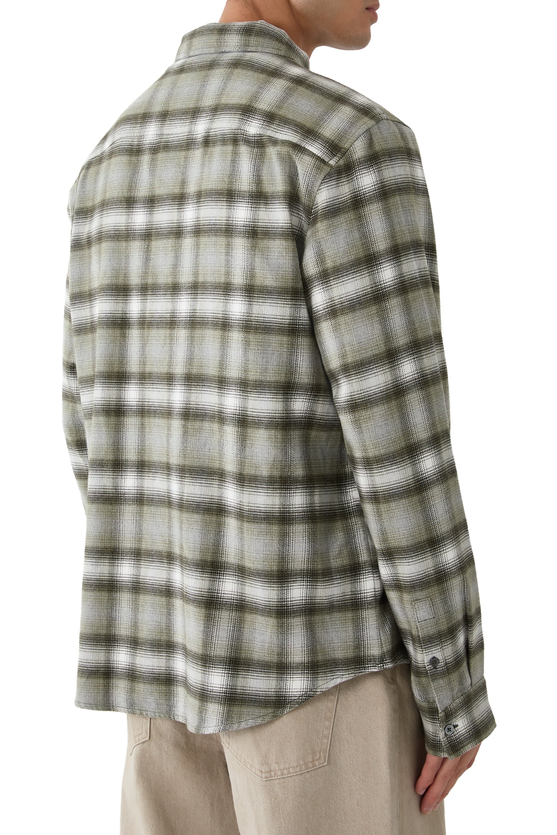 Brushed Flannel Plaid Shirt