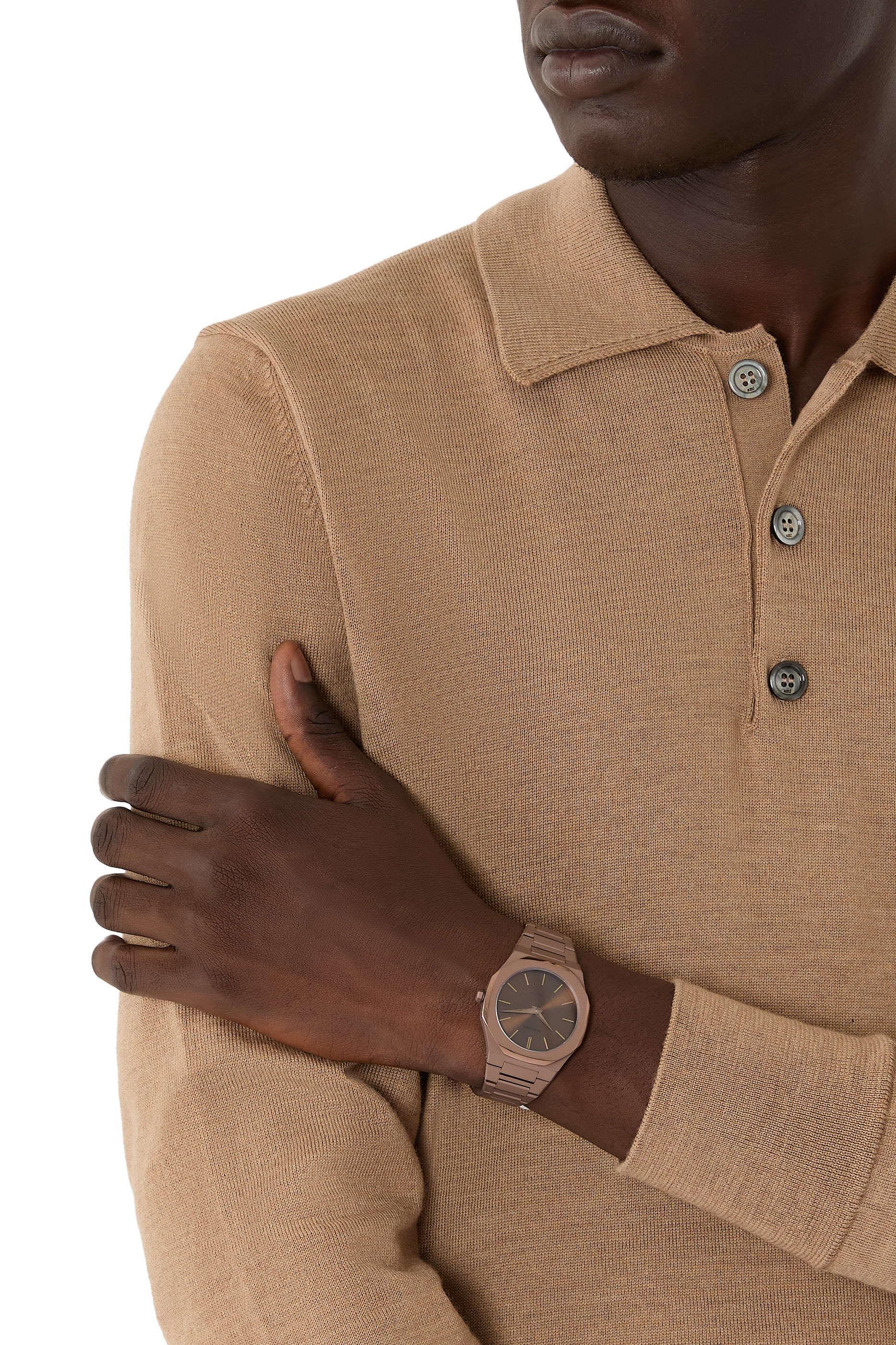 Chocolate Ultra Thin Watch, 40mm